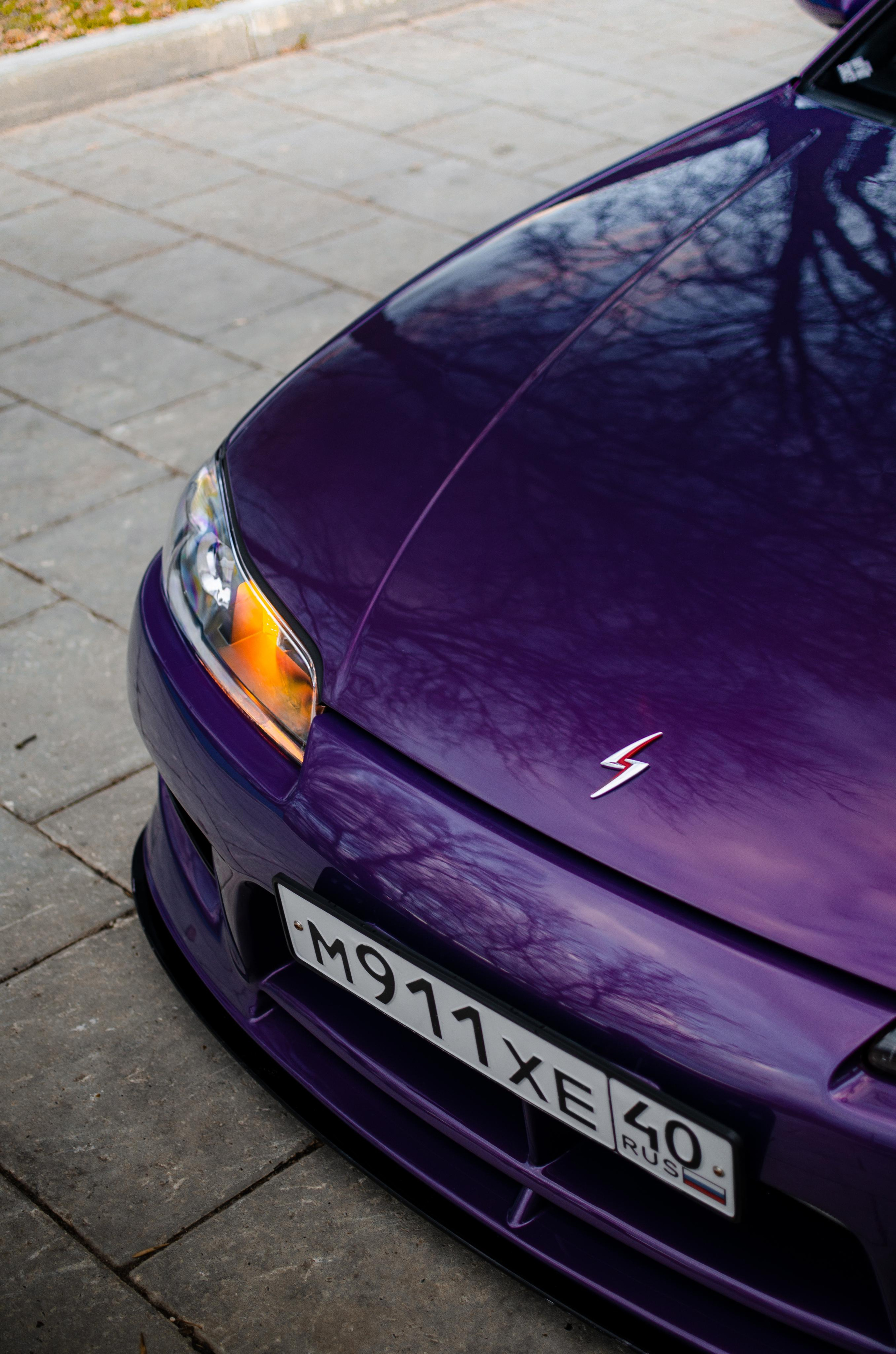 Автомобильная фото-сессия Nissan Silvia S15 Plum в Калуге