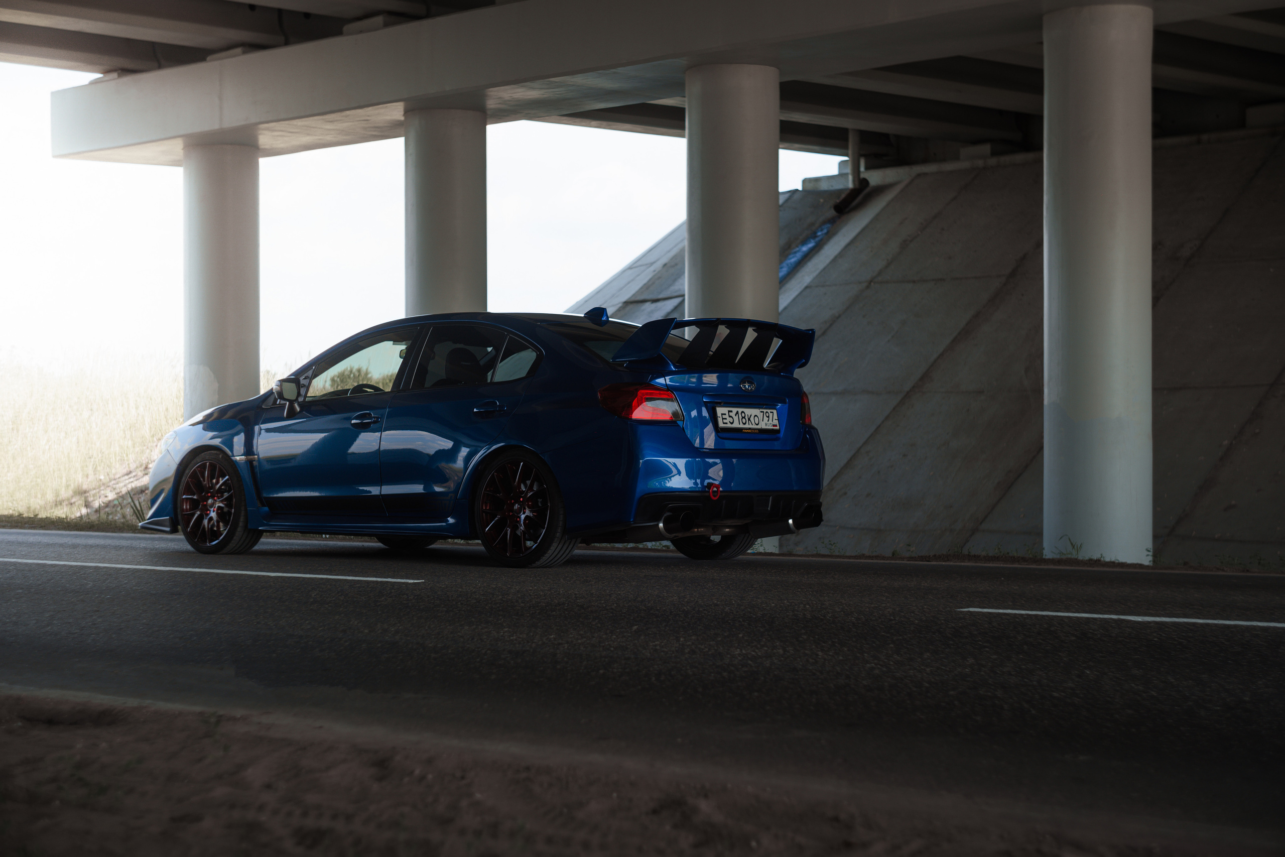 Автомобильная фото-сессия Subaru Impreza WRX STI в Калуге