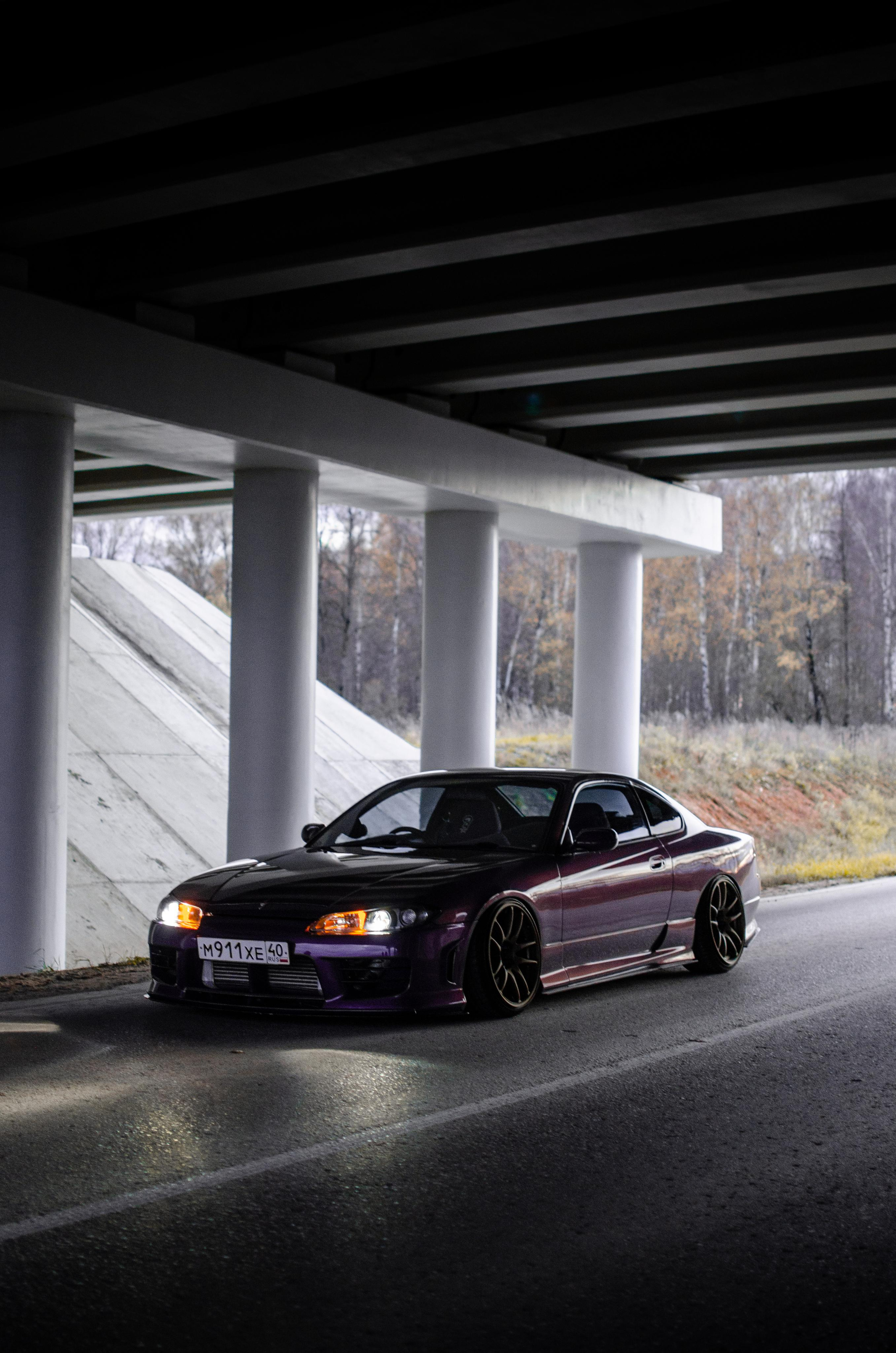 Автомобильная фото-сессия Nissan Silvia S15 Plum в Калуге