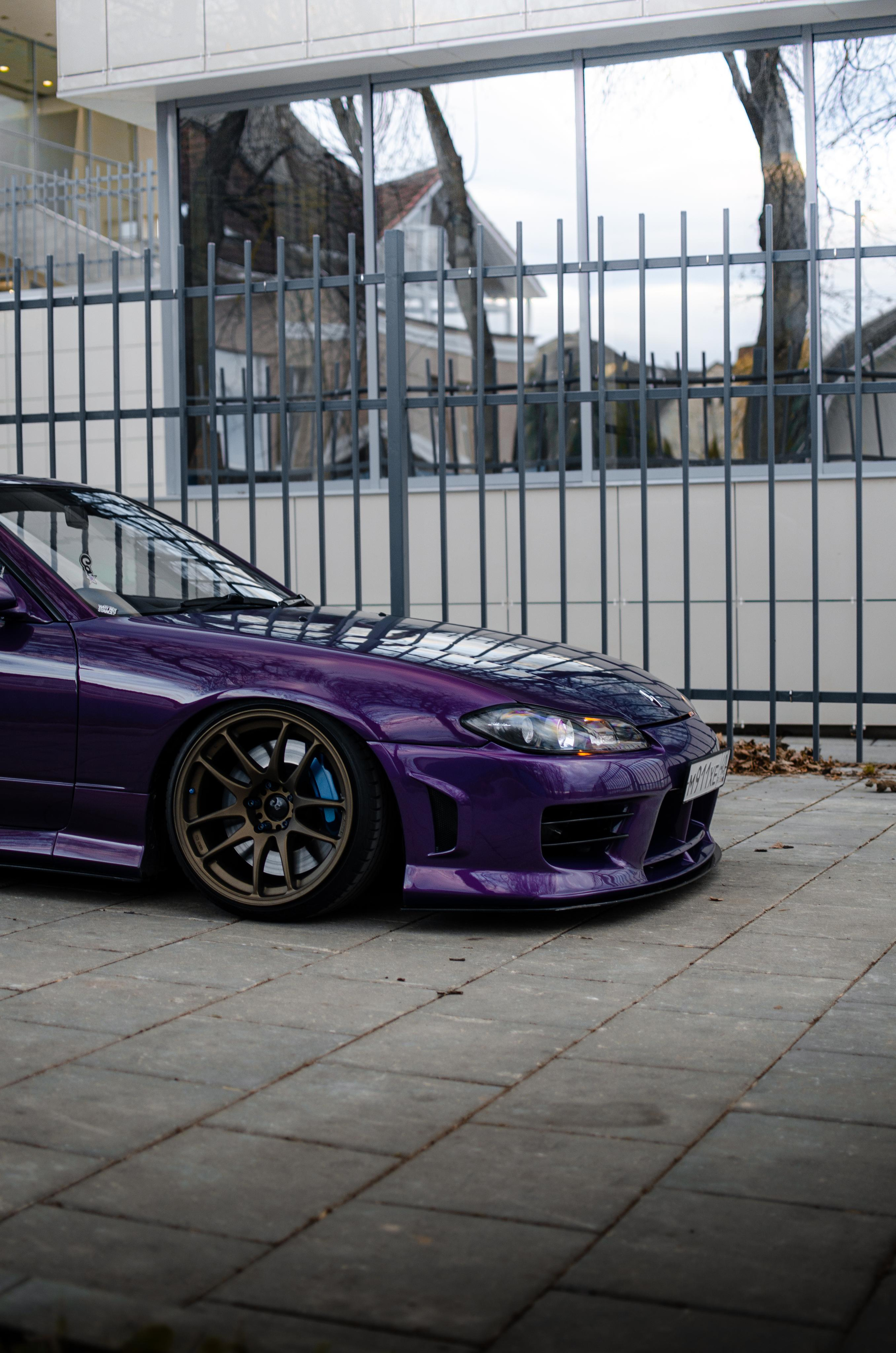 Автомобильная фото-сессия Nissan Silvia S15 Plum в Калуге