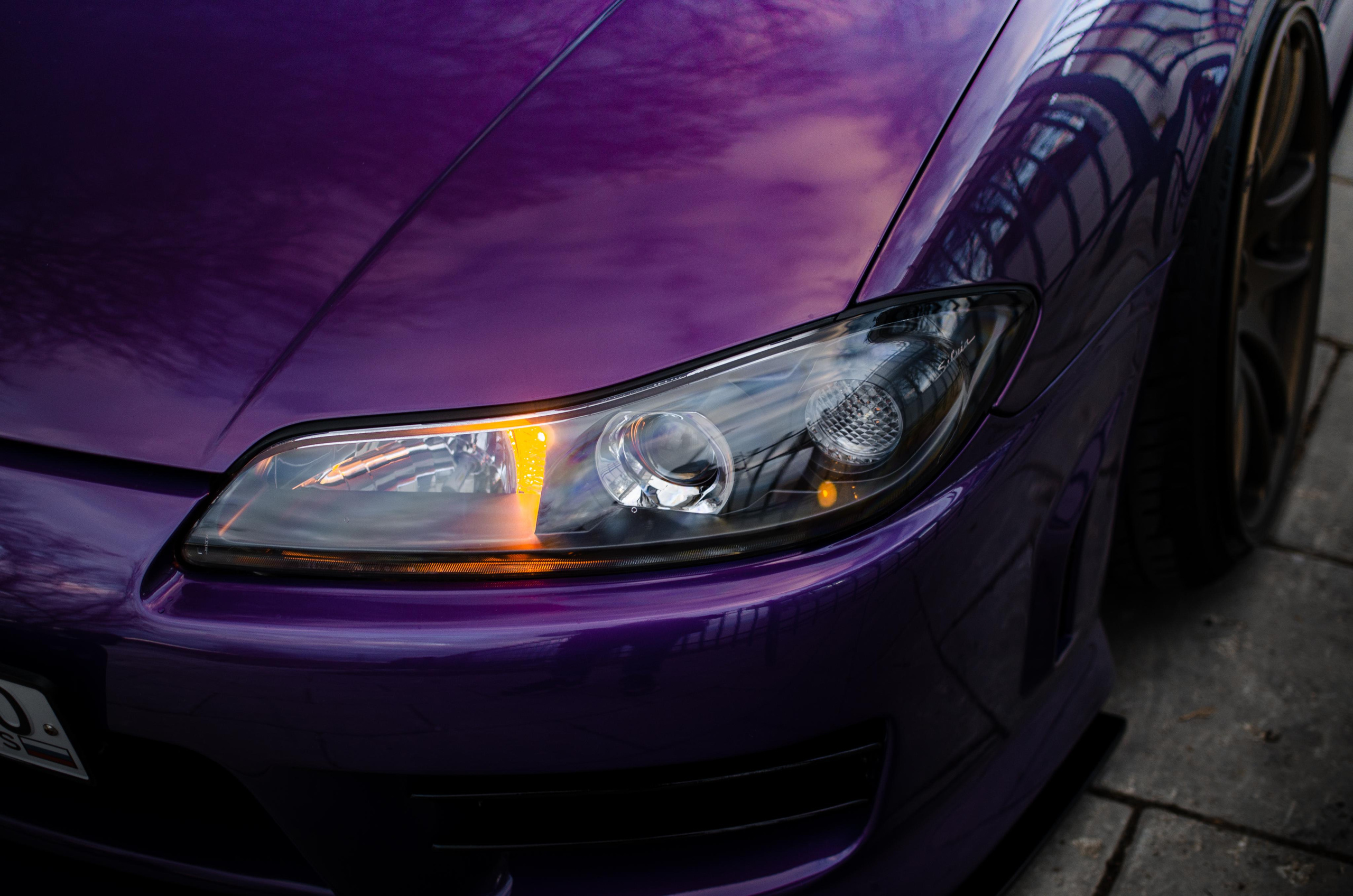 Автомобильная фото-сессия Nissan Silvia S15 Plum в Калуге