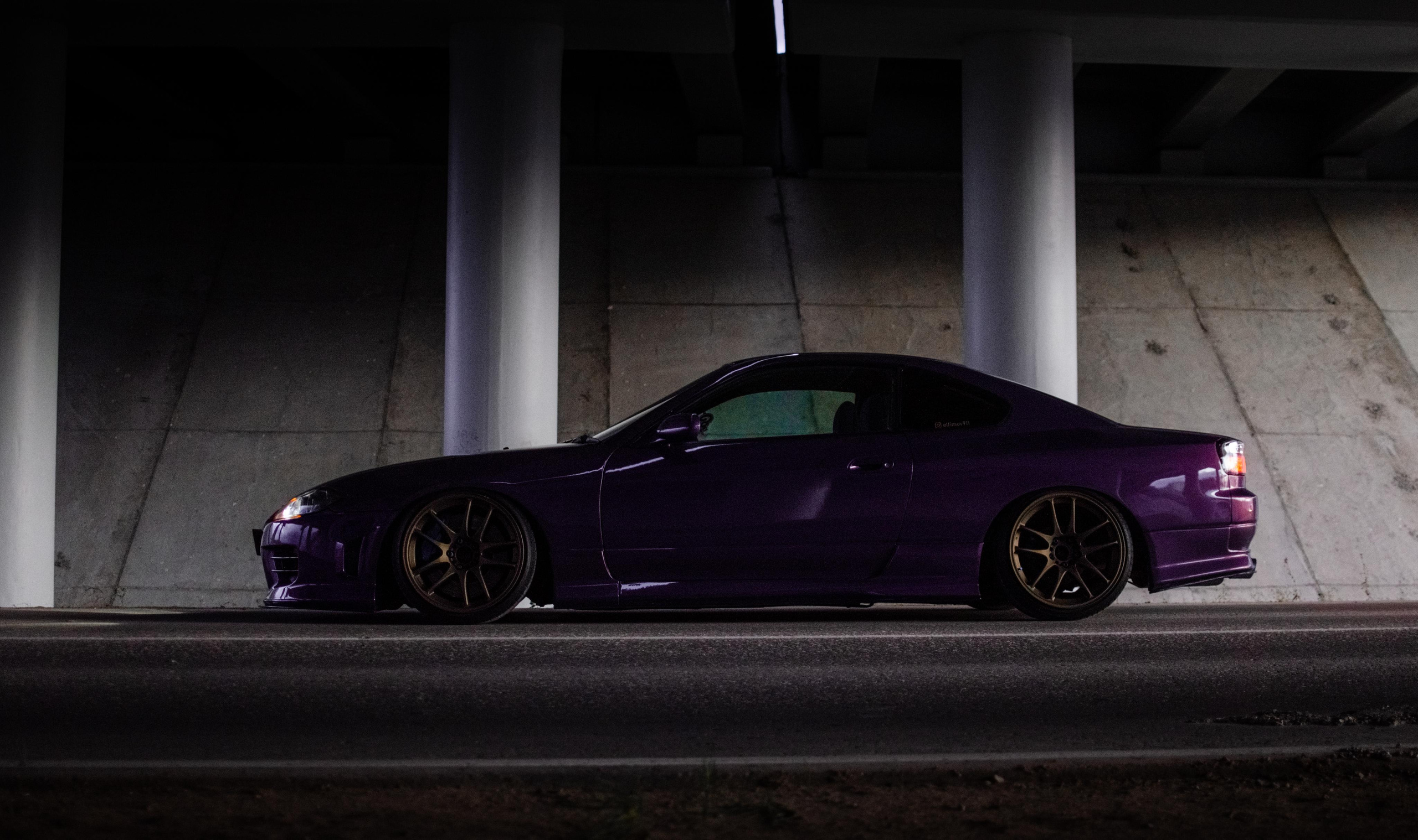 Автомобильная фото-сессия Nissan Silvia S15 Plum в Калуге