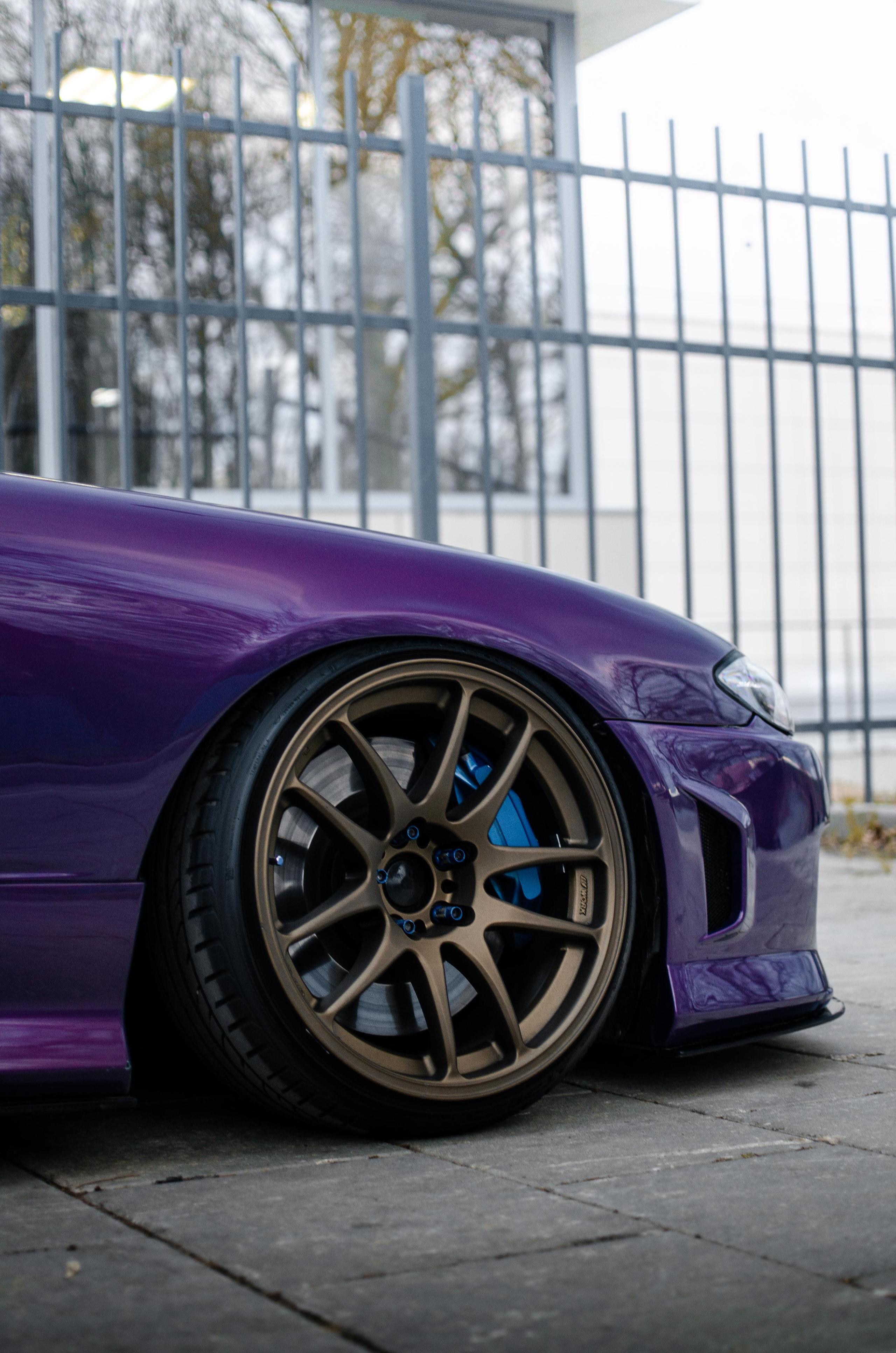 Автомобильная фото-сессия Nissan Silvia S15 Plum в Калуге