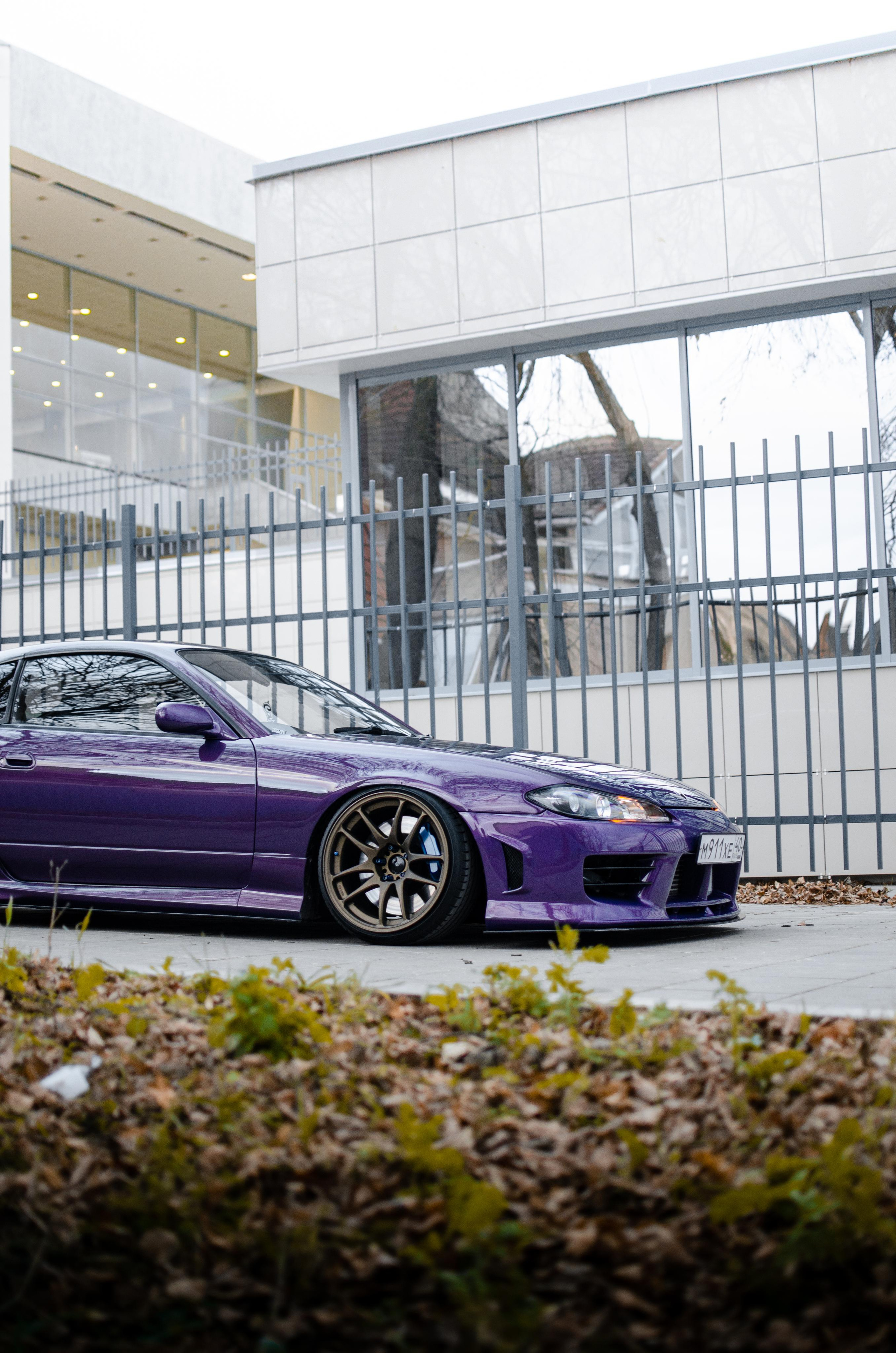 Автомобильная фото-сессия Nissan Silvia S15 Plum в Калуге