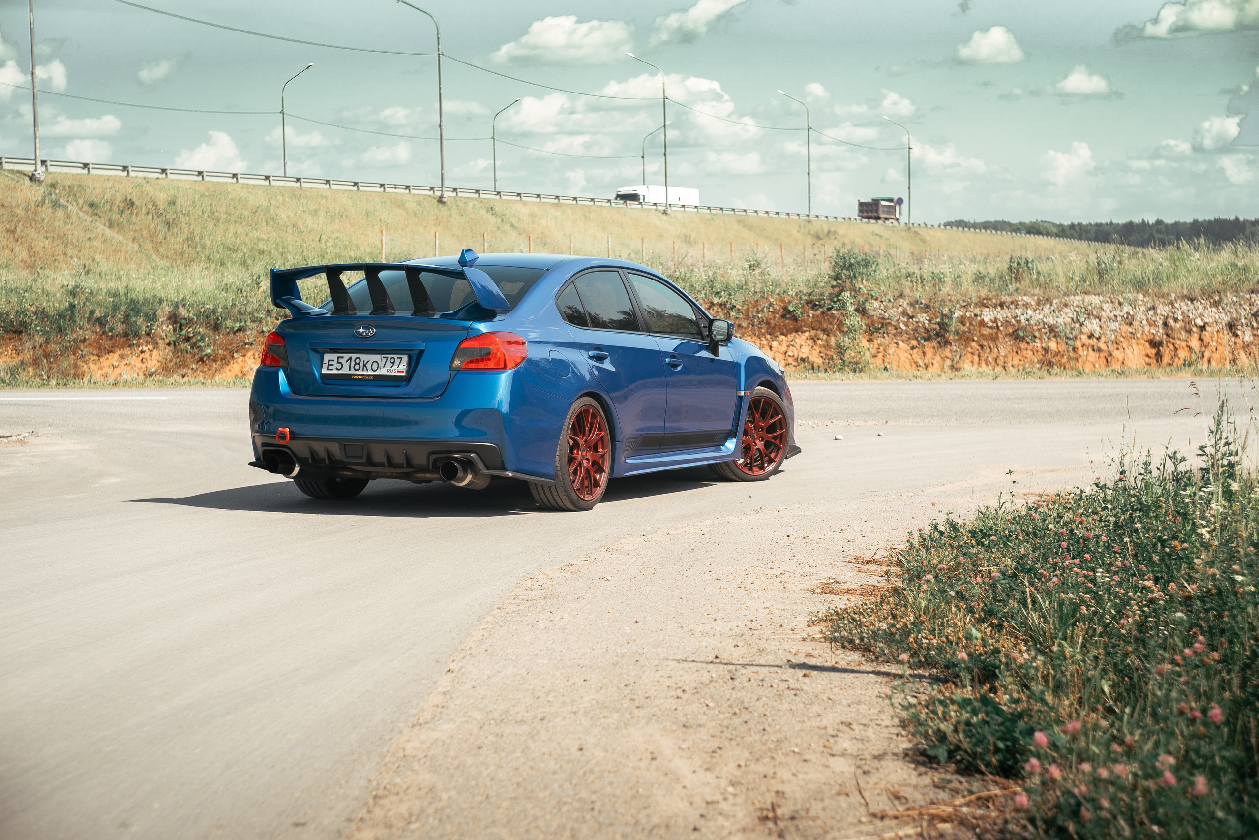 Автомобильная фото-сессия Subaru Impreza WRX STI в Калуге