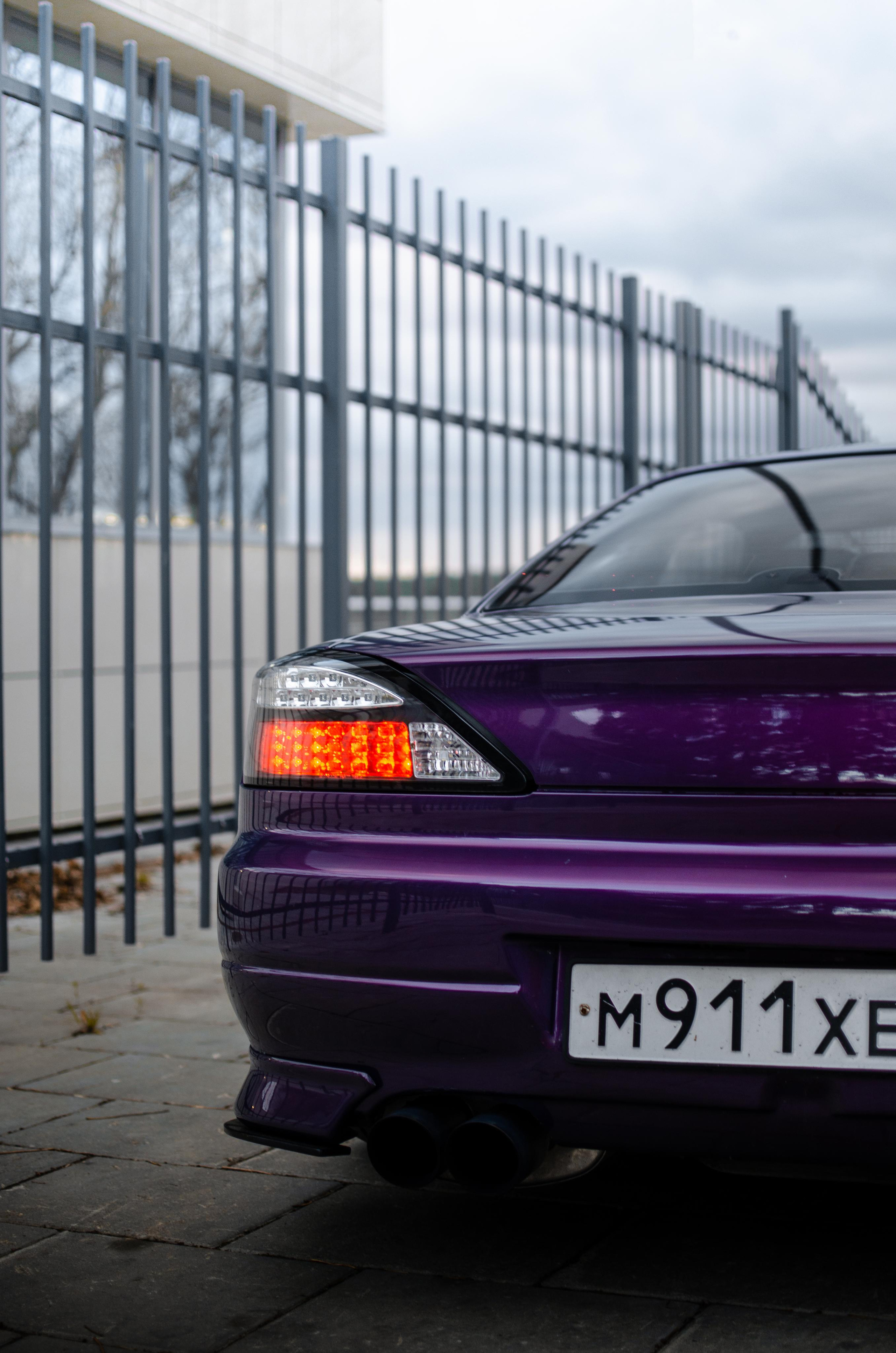 Автомобильная фото-сессия Nissan Silvia S15 Plum в Калуге
