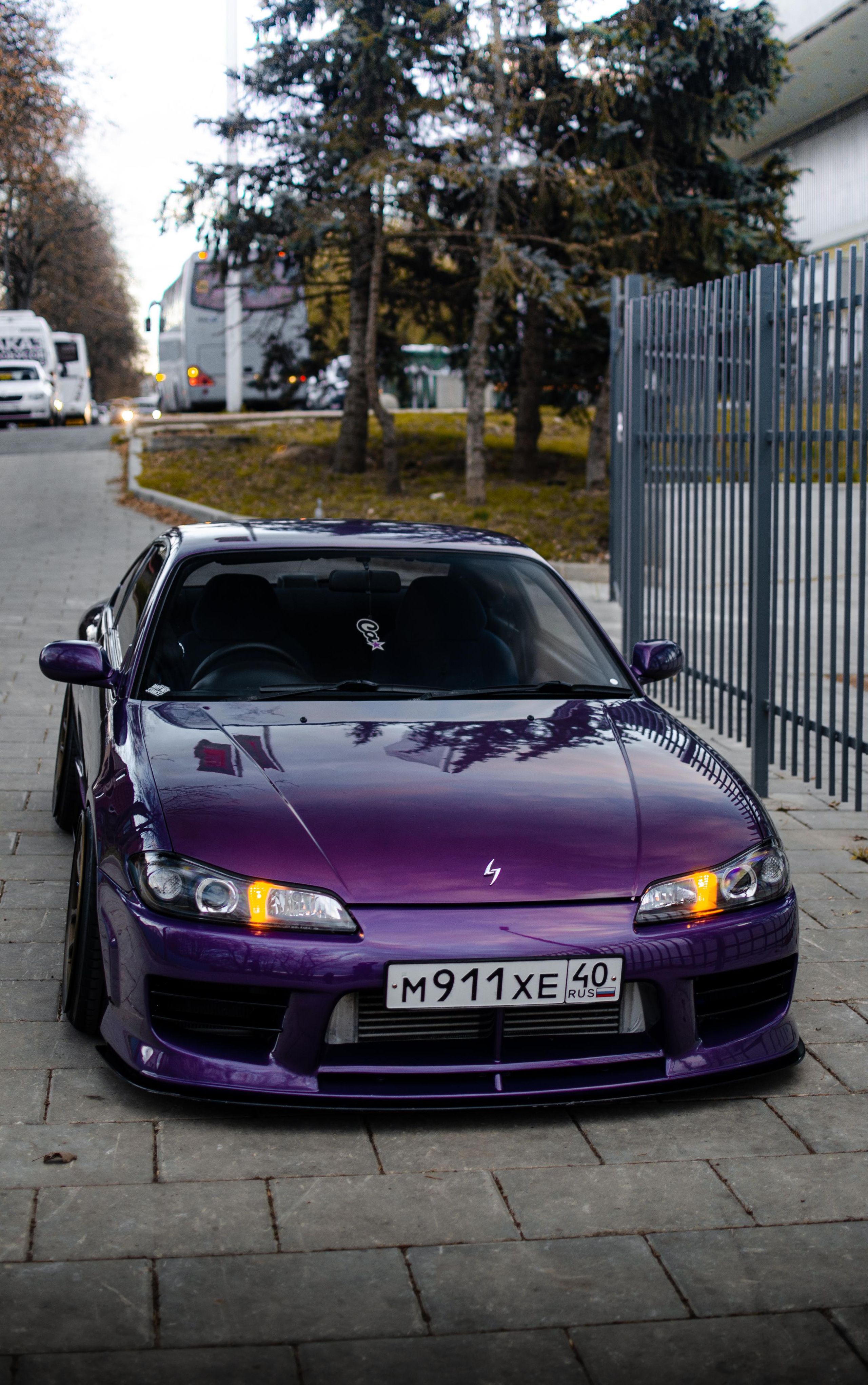 Автомобильная фото-сессия Nissan Silvia S15 Plum в Калуге