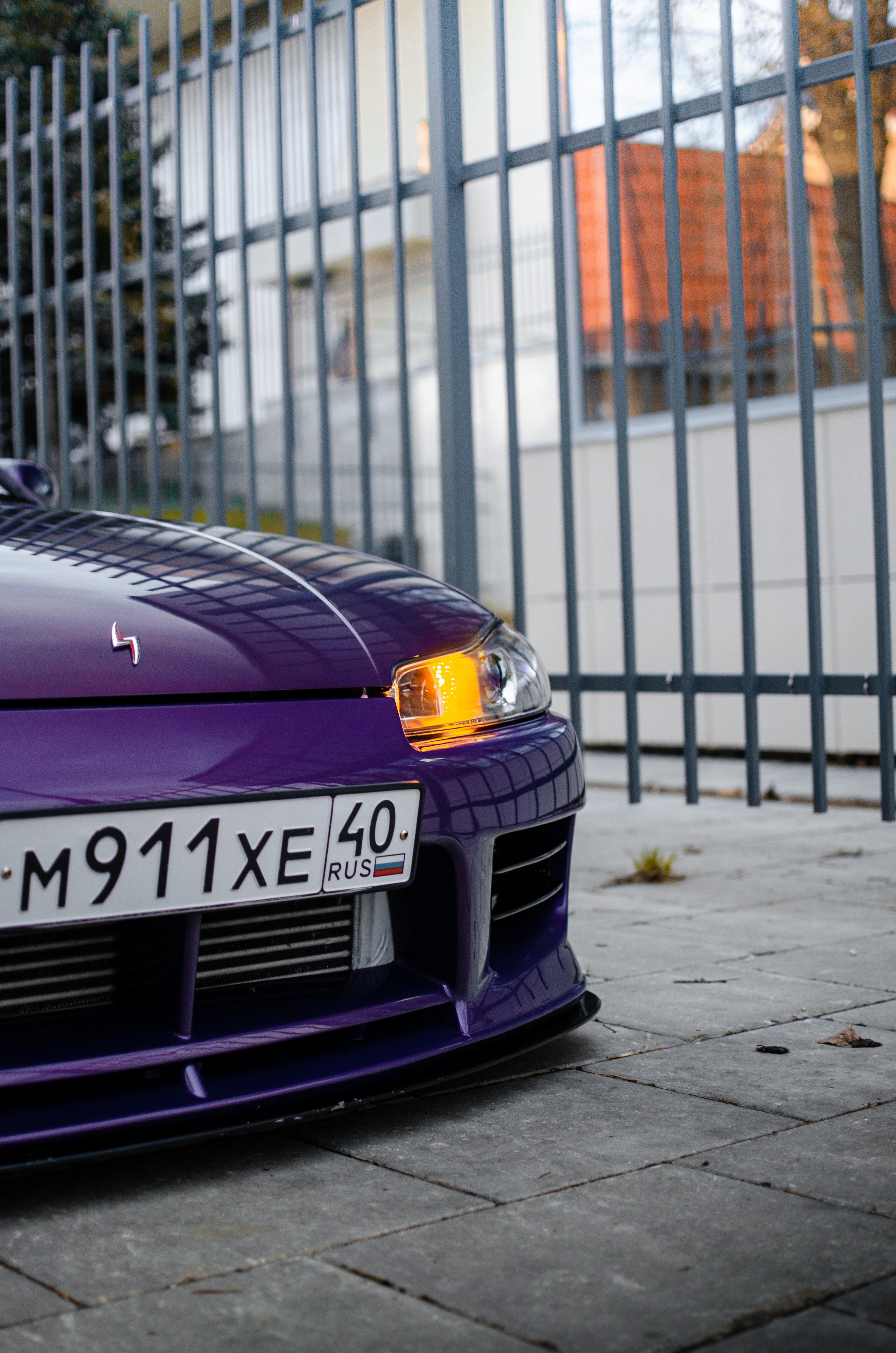 Автомобильная фото-сессия Nissan Silvia S15 Plum в Калуге