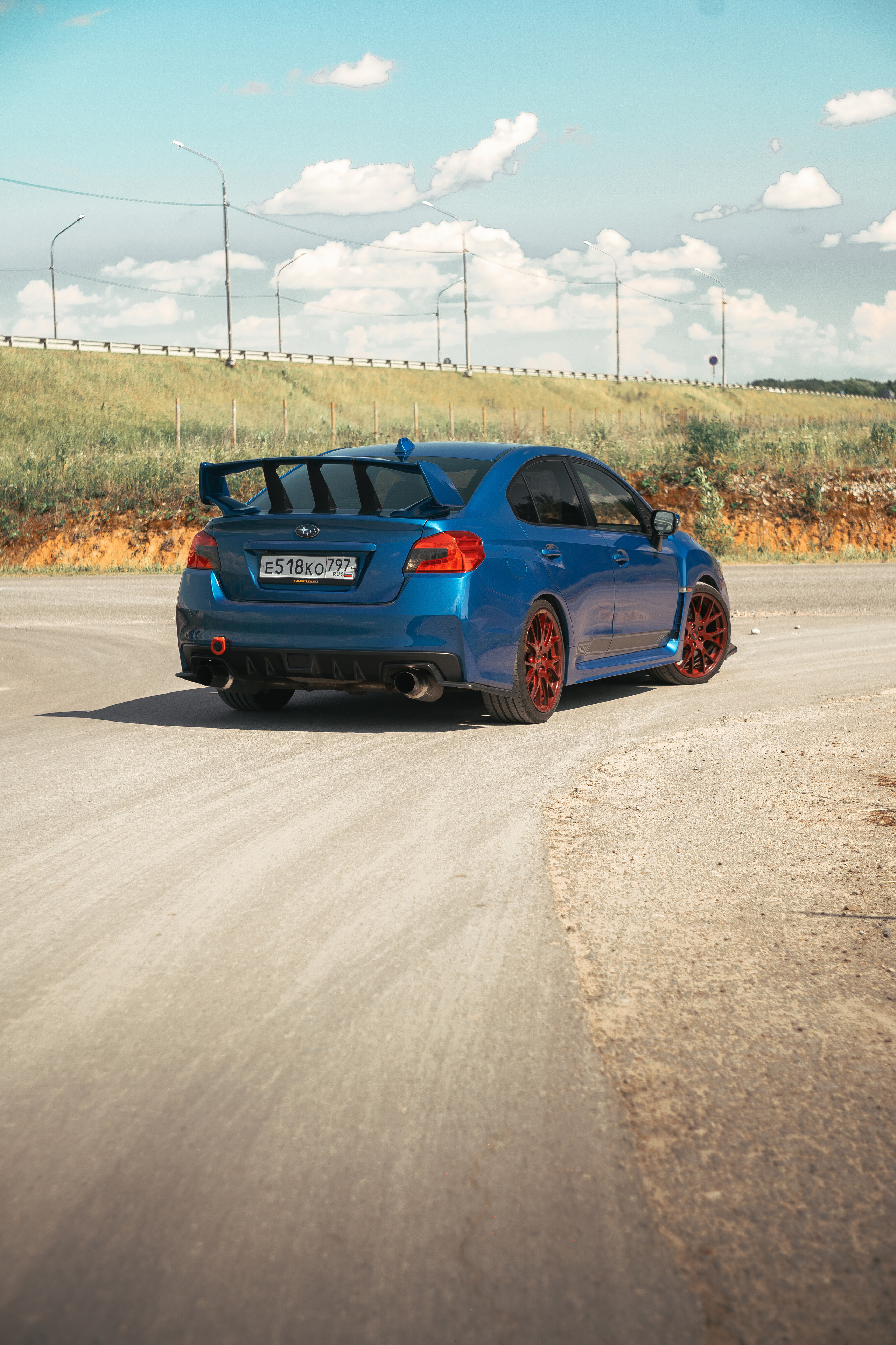 Автомобильная фото-сессия Subaru Impreza WRX STI в Калуге