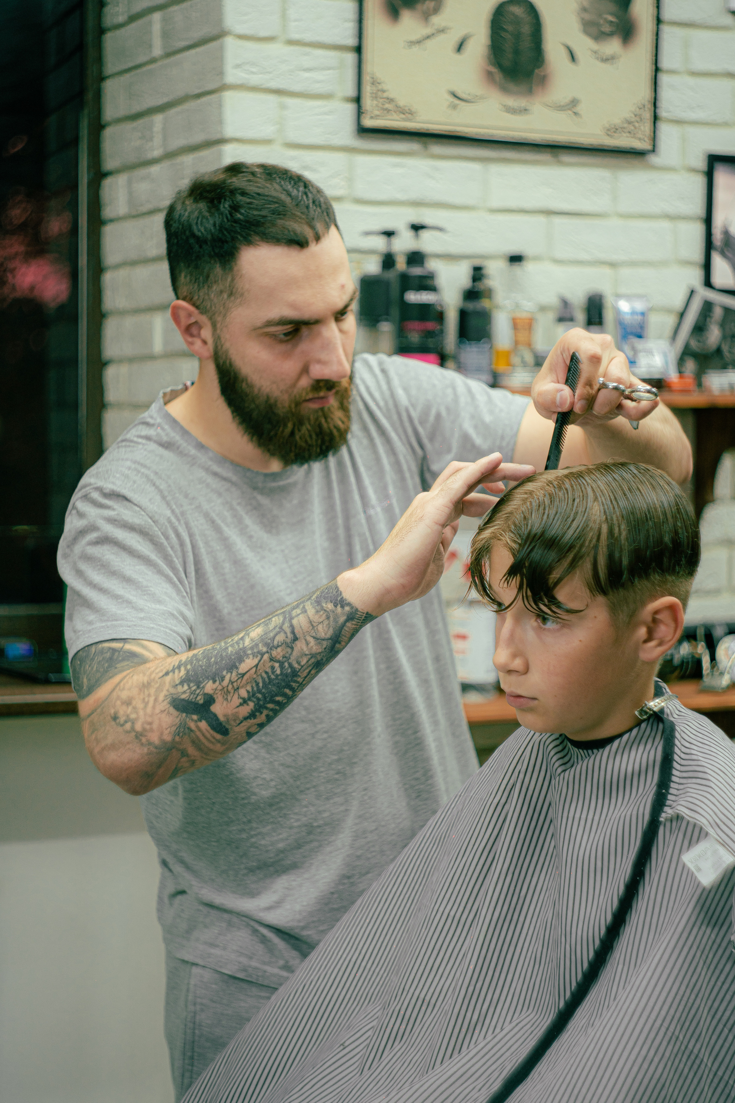 Имиджевая фото-сессия для CutRoom Barbershop в Калуге