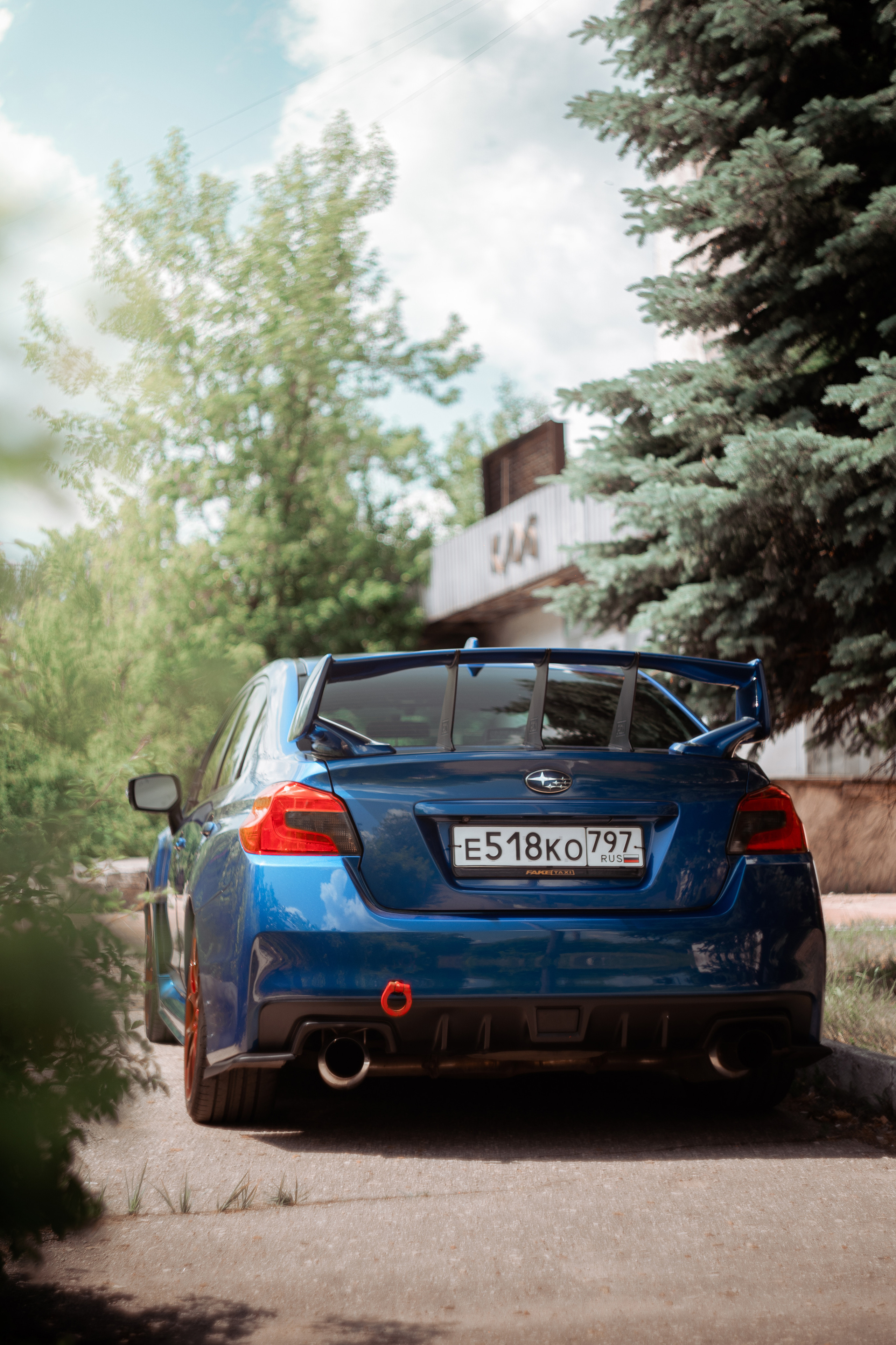 Автомобильная фото-сессия Subaru Impreza WRX STI в Калуге