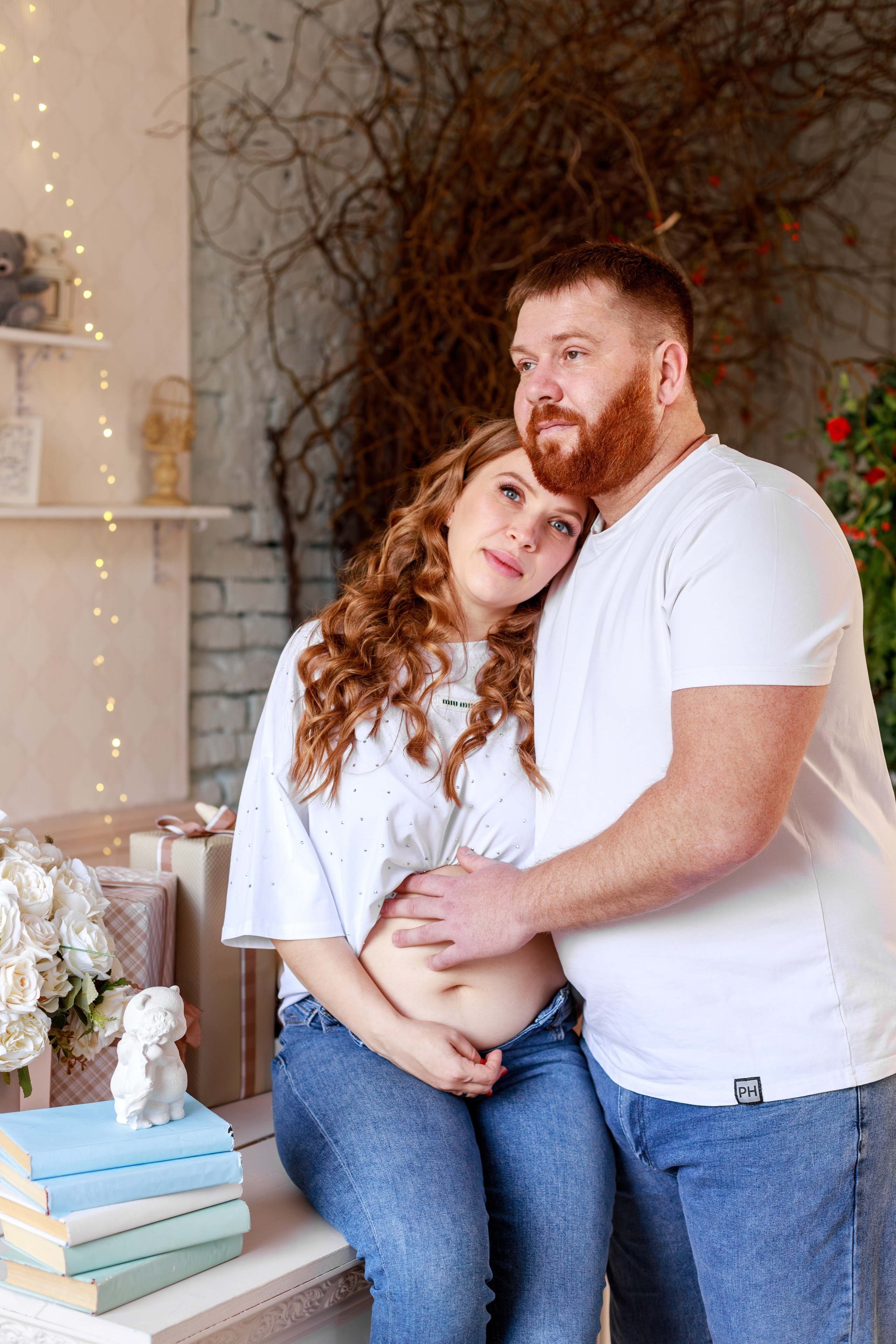 Дарья и Иван в студии Alice. Семейный и детский фотограф в Краснодаре Ирина Лаврецкая