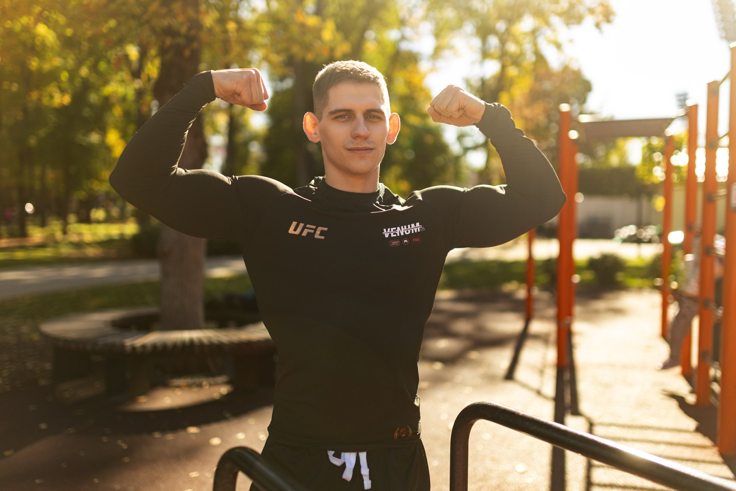 Фотосет на спортплощадке с Владом для контента. Дмитрий Шульгин, портретный фотограф в Воронеже