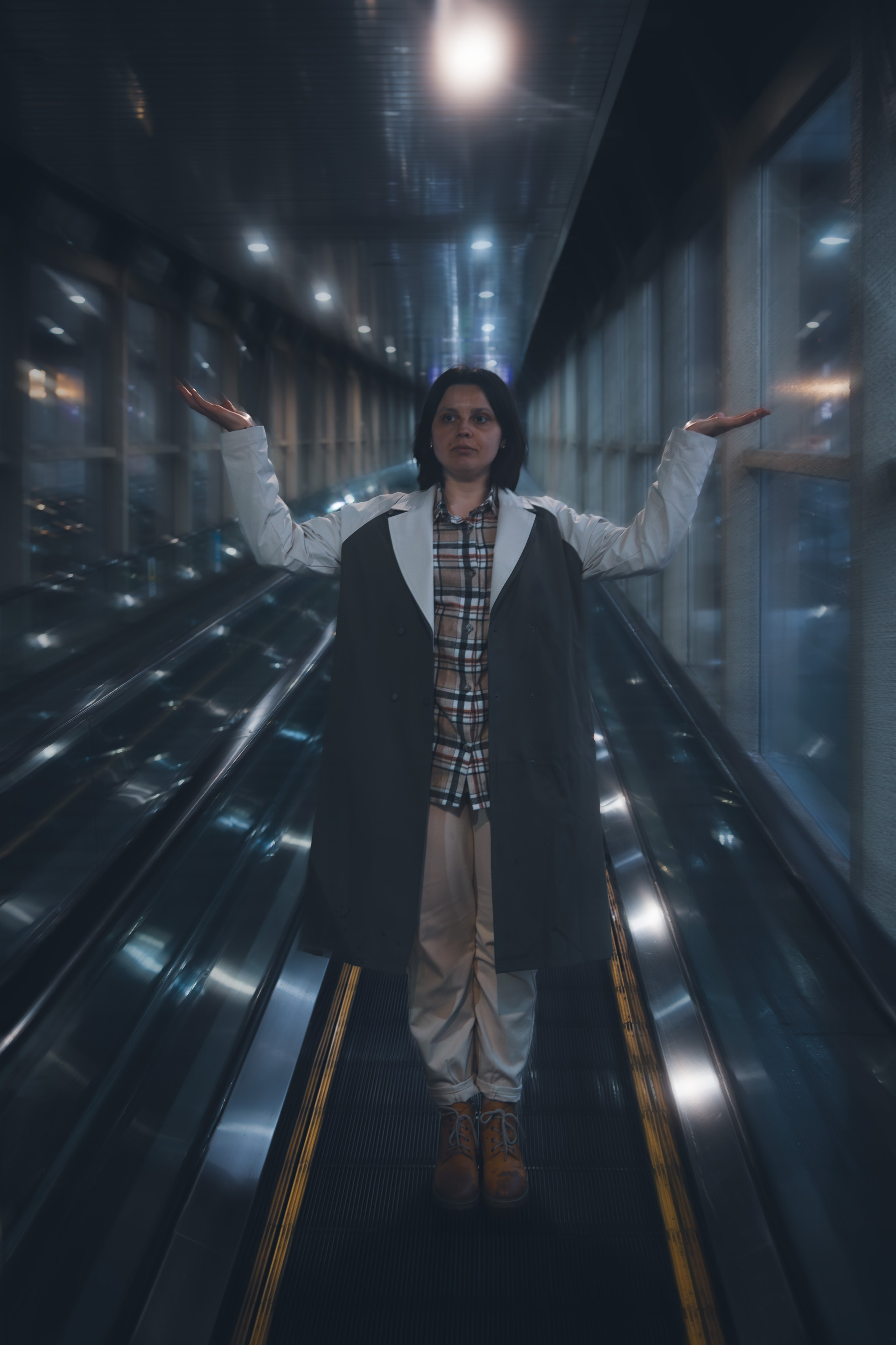 Фотосессия на вокзале