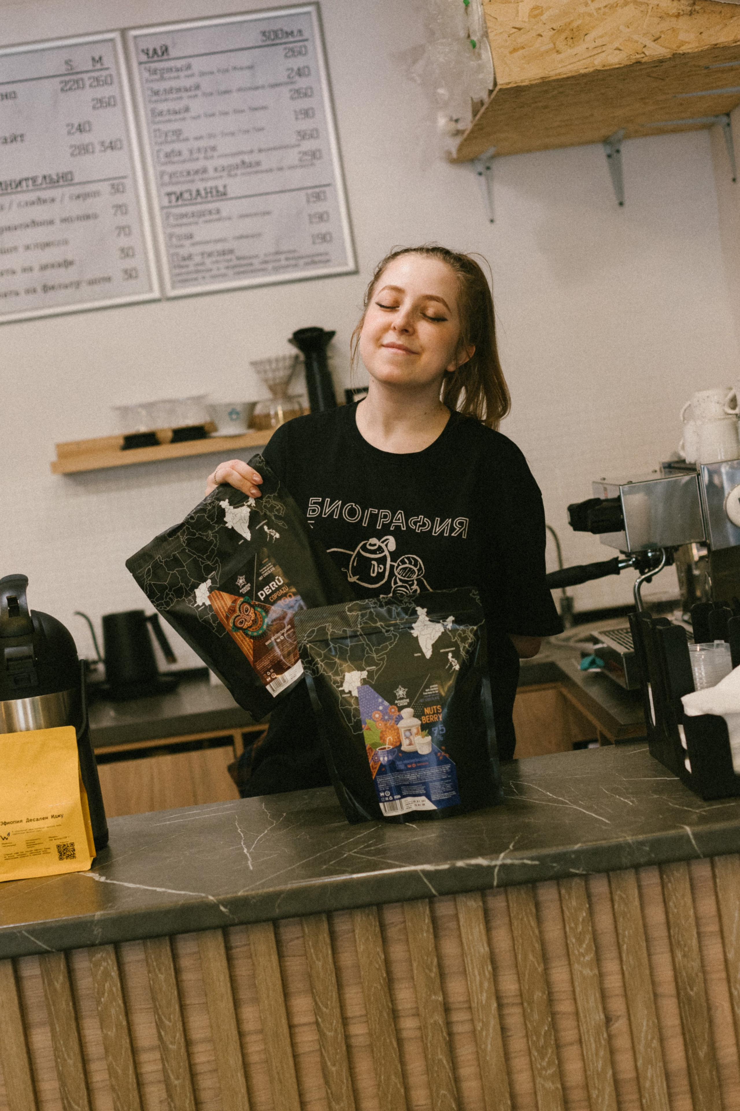 Кофейня «Биография Кофе». Коммерческий фотограф в Санкт-Петербурге (СПб) Екатерина Панчёха, Панчёшка