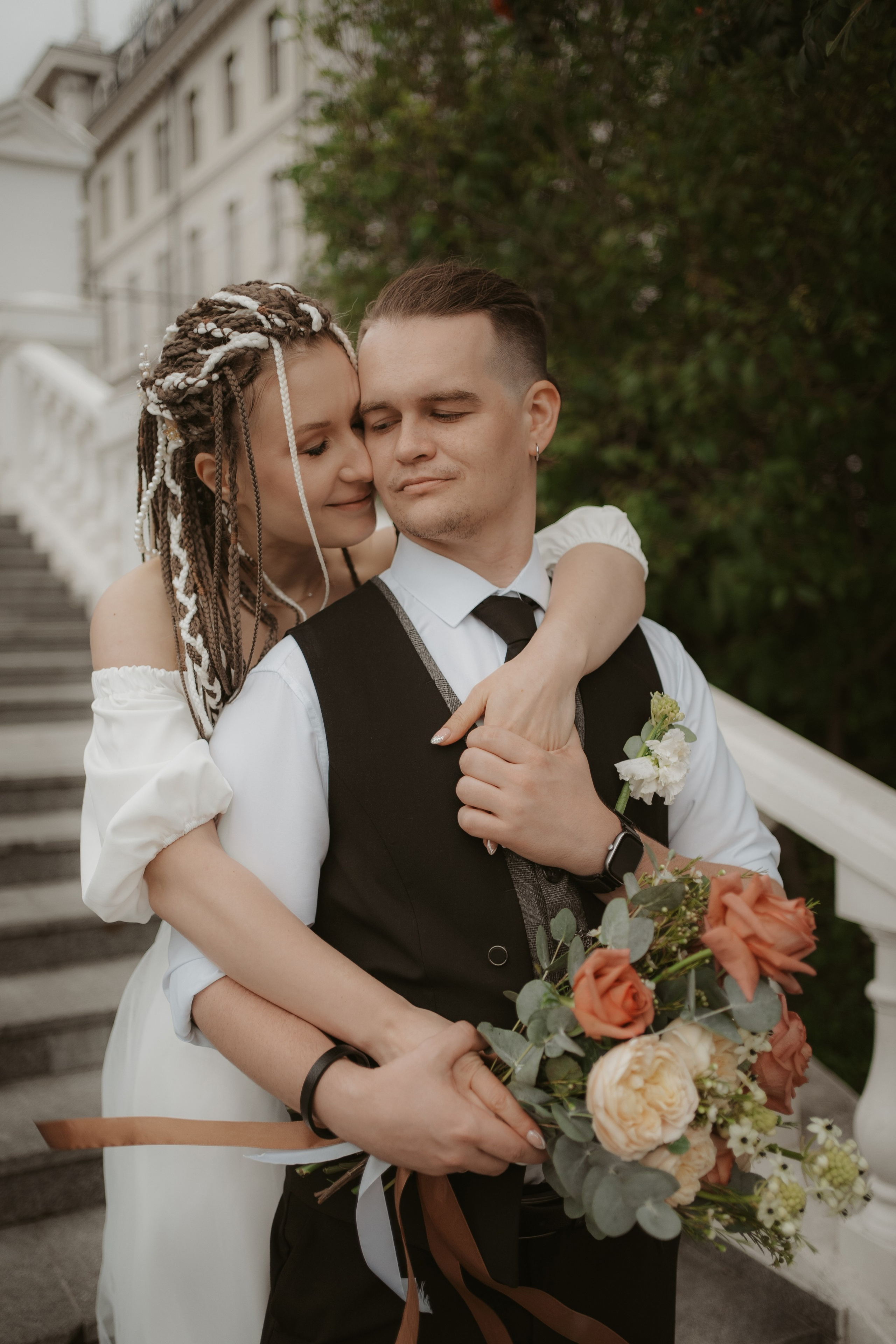 Женя и Рита, свадебная прогулка по Казани. Портретный фотограф в Казани, Красной Поляне и Сочи Анна Кузнецова