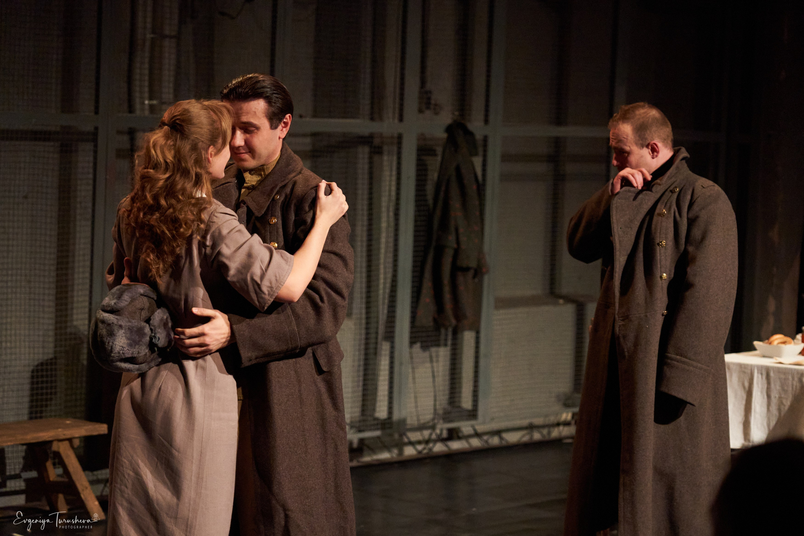 «Не бойся быть счастливым» (по пьесе А. Арбузова «Мой бедный Марат») | 26.01.2024 | ЦАТРА (экспериментальная сцена). Фотограф Евгения Турушева