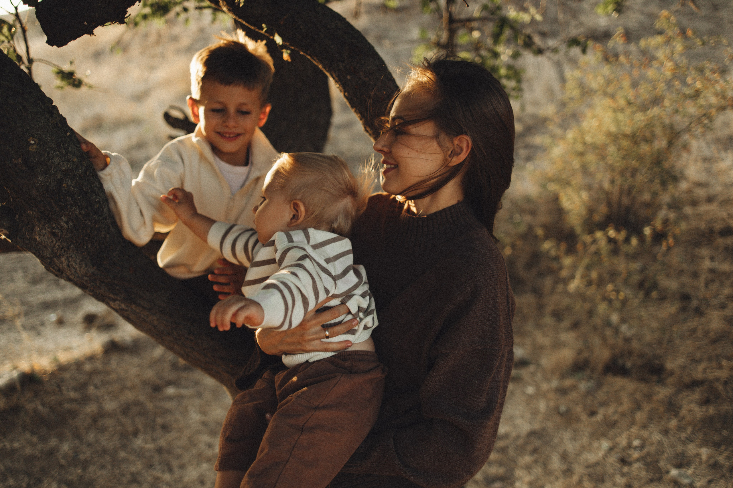 Семейная история, закат в Мержаново. Семейный и детский фотограф, таганрог, ростов-на-дону