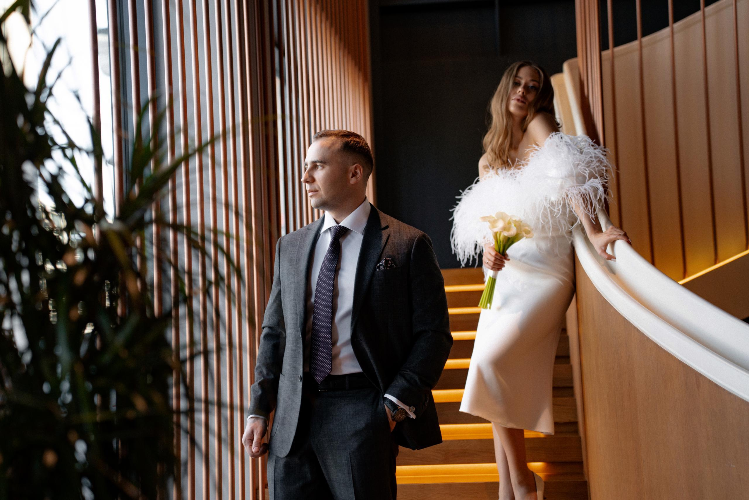 Свадебная фотосессия в Отеле Mövenpick Moscow Taganskaya в центре Москвы