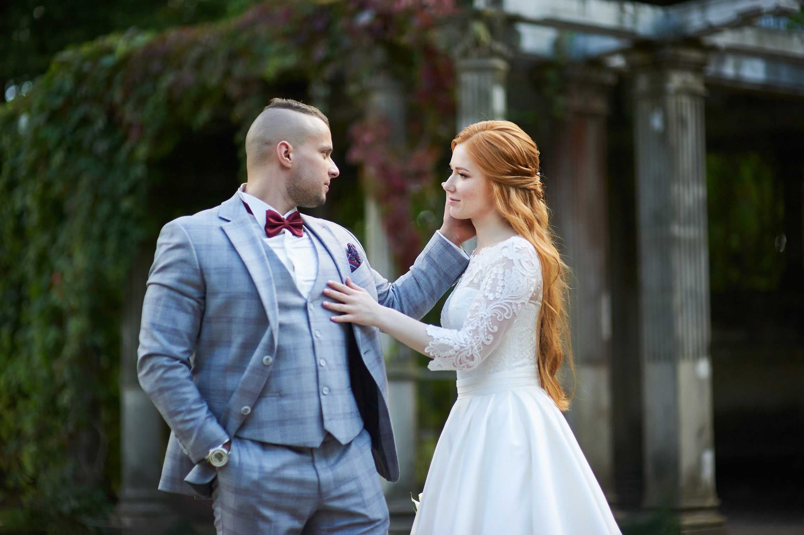 Красивейшая свадебная прогулка для проведения фотосессии своей свадьбы по Екатерининскому парку в Пушкине Наталии и Александра. Портретный, семейный и свадебный фотограф в Санкт-Петербурге и в Пушкине Ширяев Денис