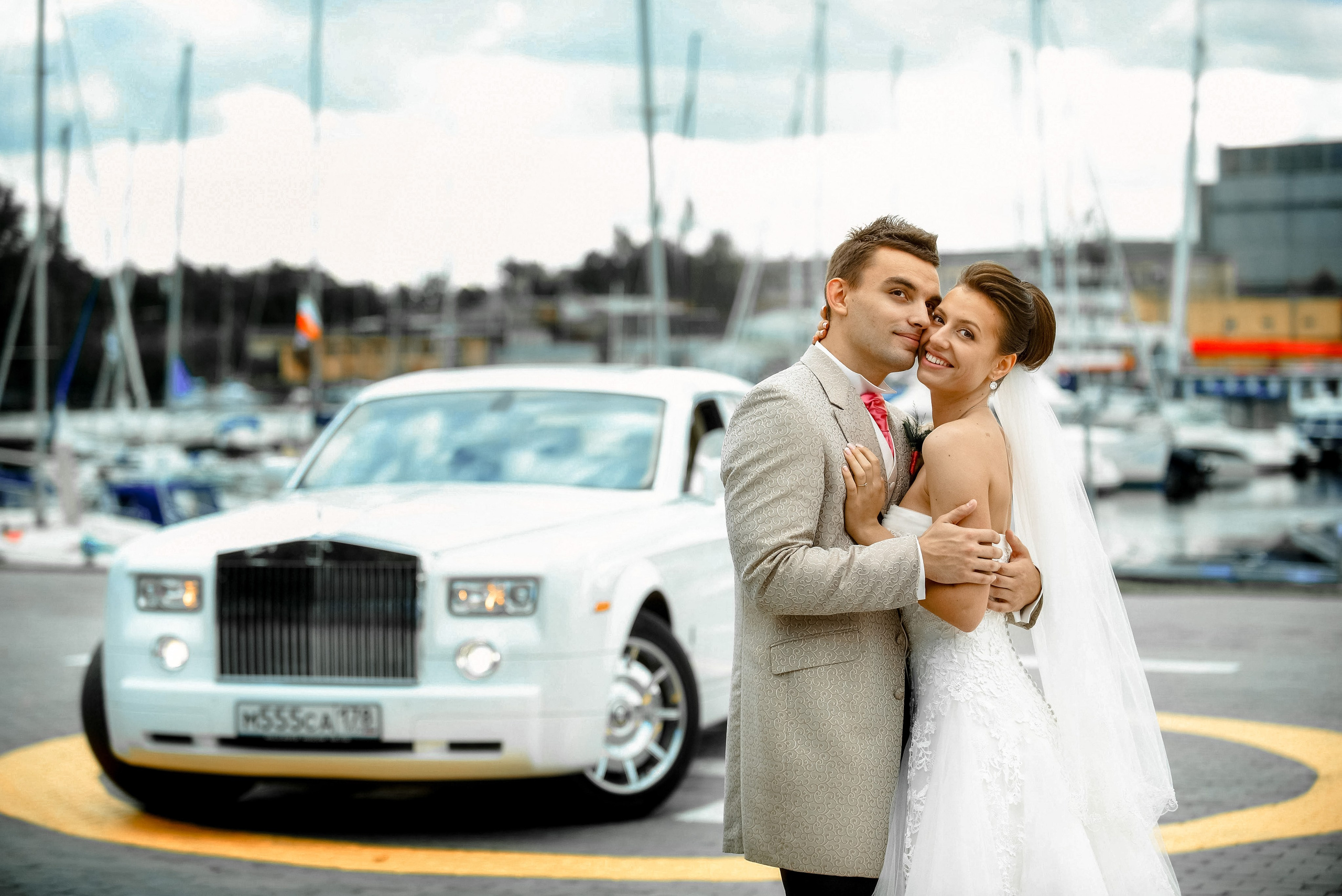 Маргарита и Алексей (выездная регистрация, фотосессия на Финском заливе, в яхт-клубе на закате). Портретный, семейный и свадебный фотограф в Санкт-Петербурге и в Пушкине Ширяев Денис