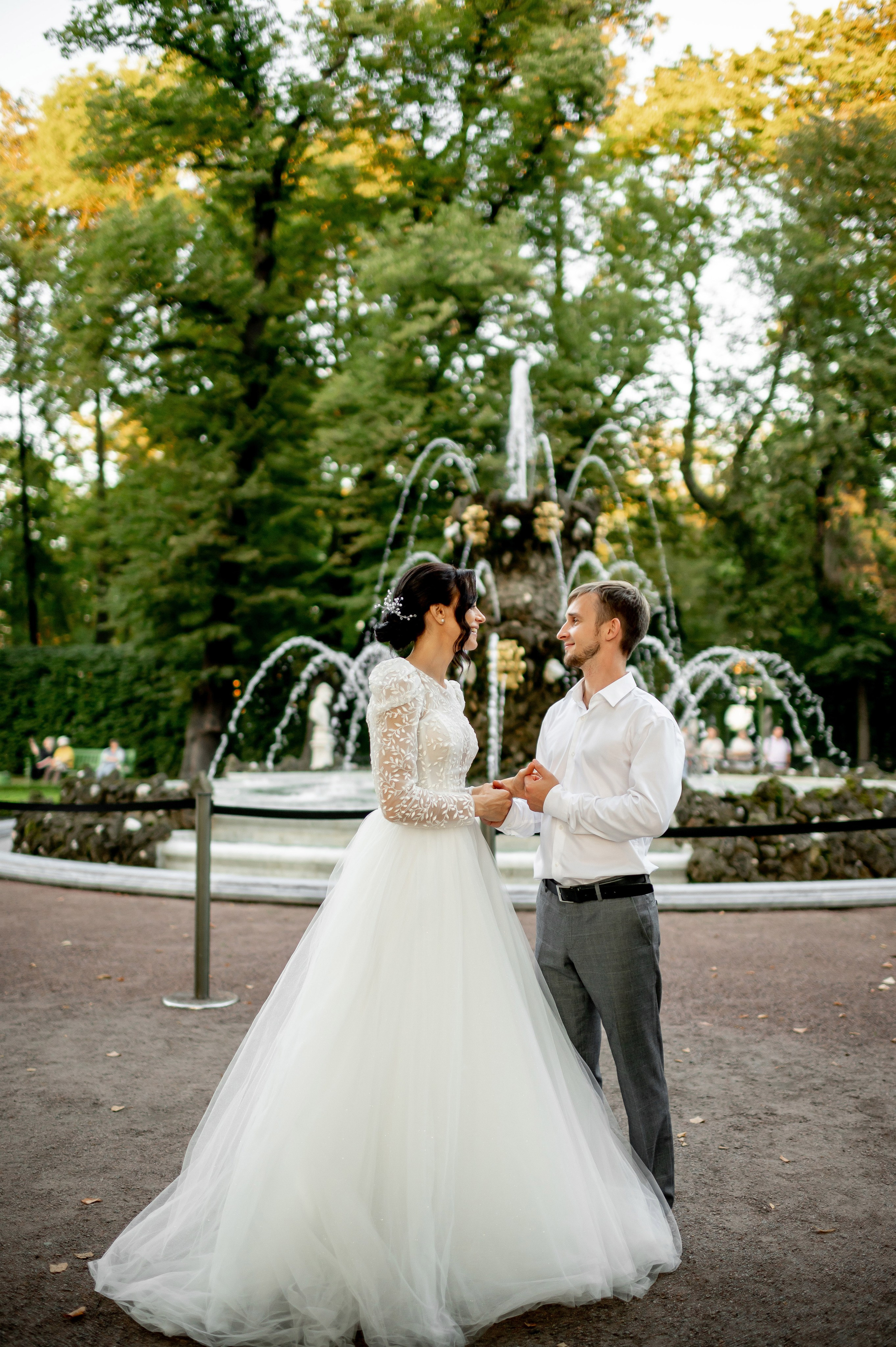 Кирилл и Анжела (круассаны, кофе и фотосессия в Летнем саду). Портретный, семейный и свадебный фотограф в Санкт-Петербурге и в Пушкине Ширяев Денис