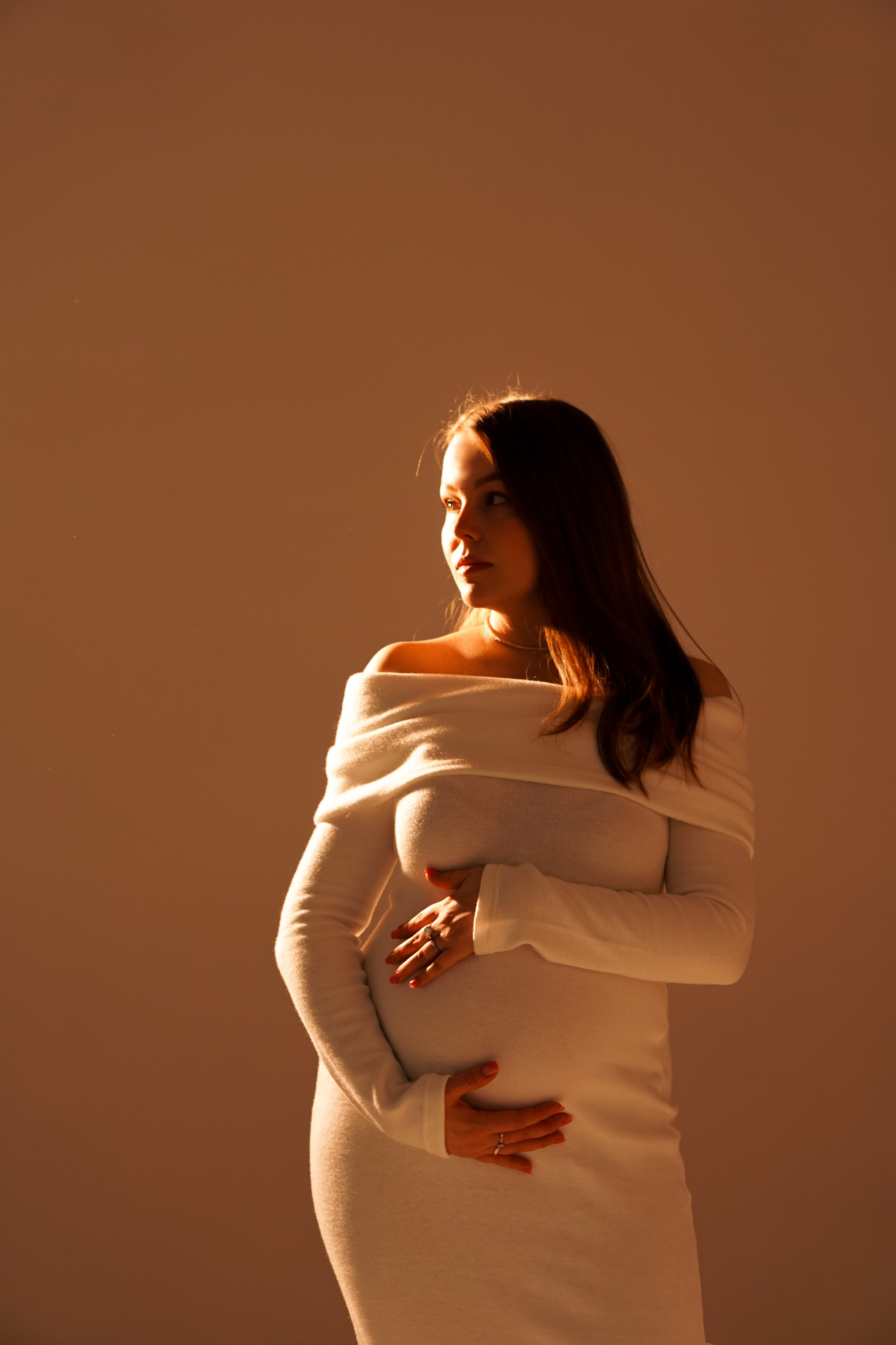 Беременность студия. Фотограф Москва — Полина Робин