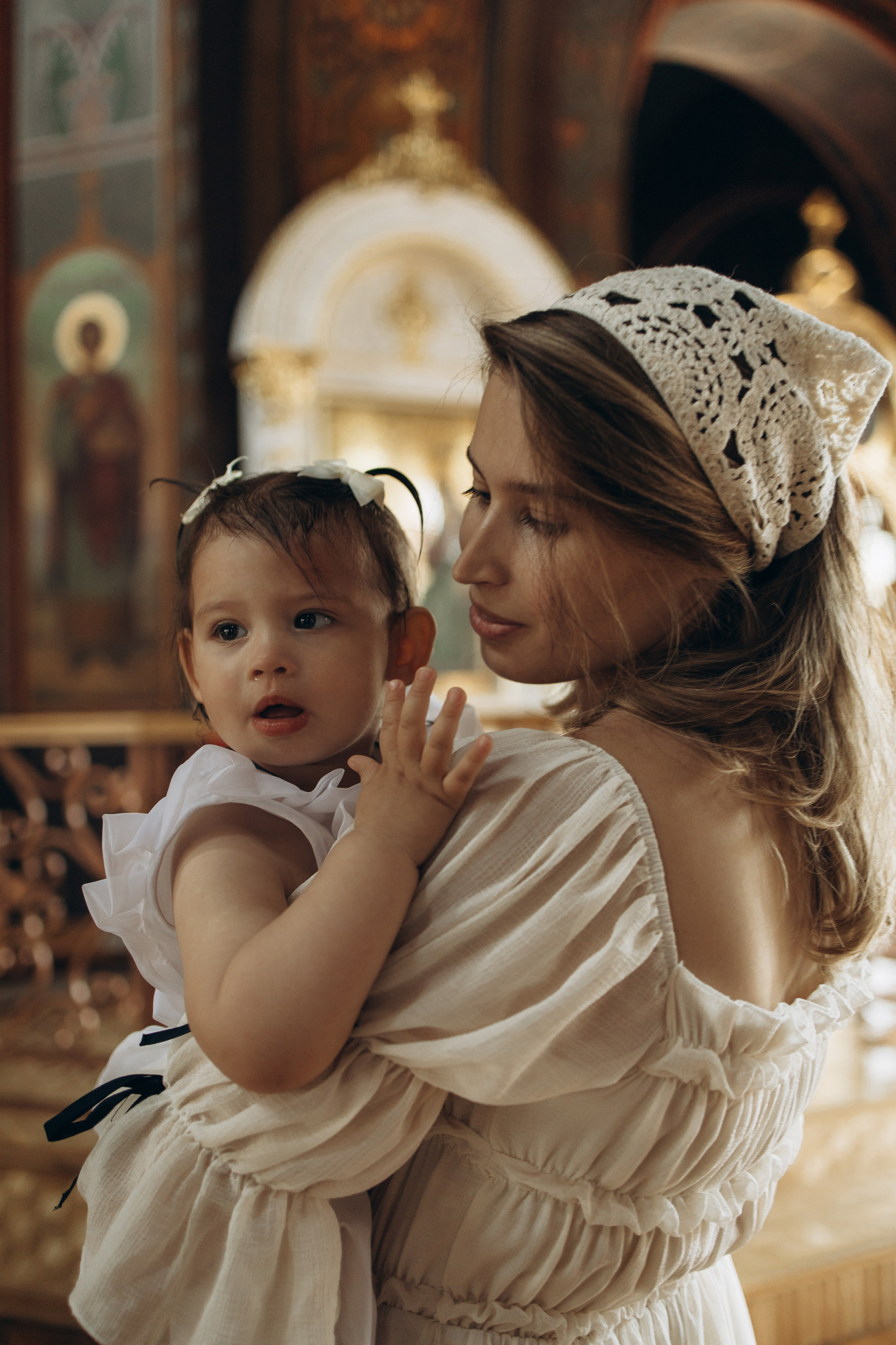 Крещение Стефании. Самый теплый фотограф в Краснодаре Рябоконь Ксения