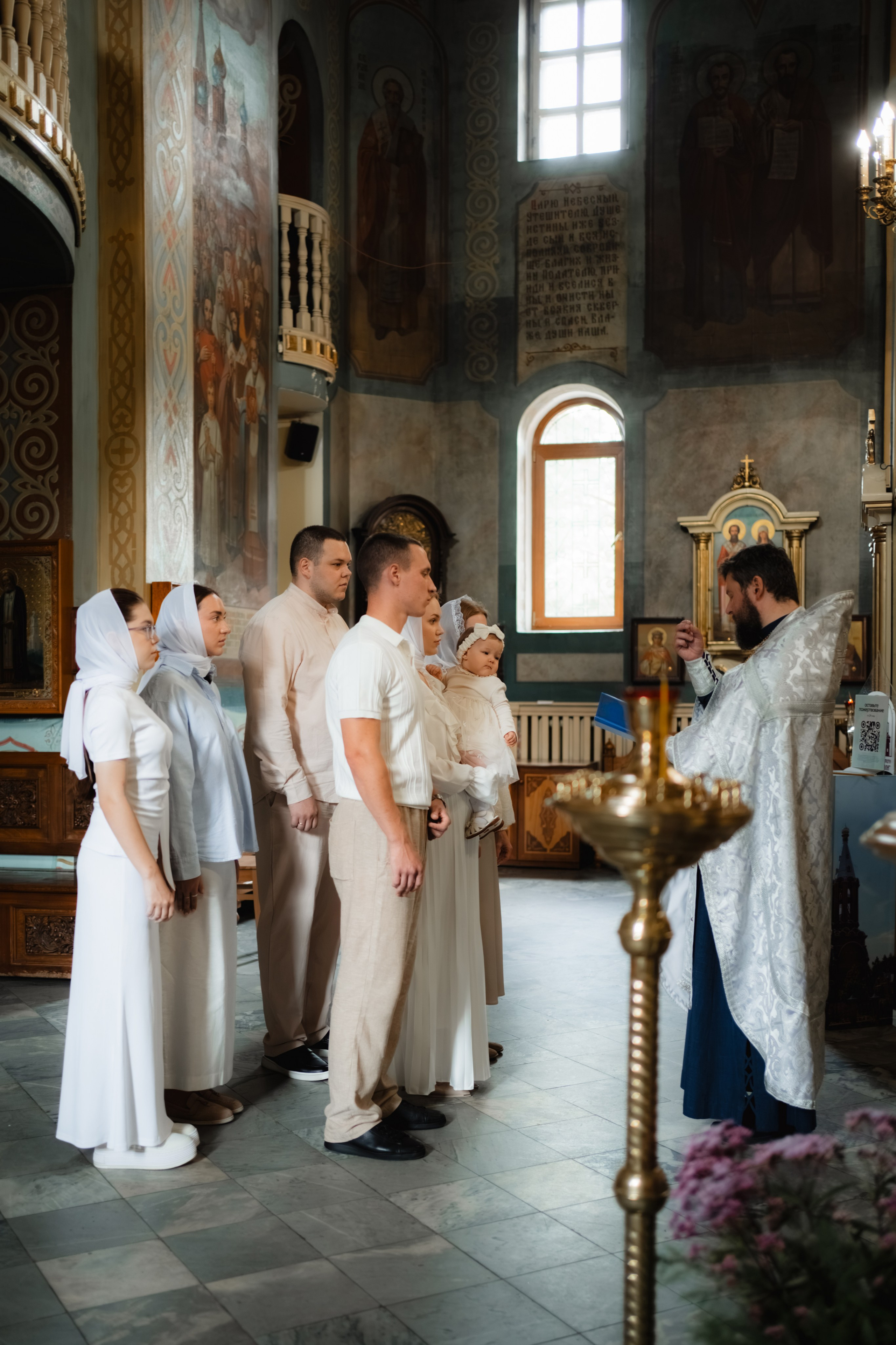 Таинство Крещения Миры. Семейный фотограф в Москве и в Домодедово Екатерина Патракова