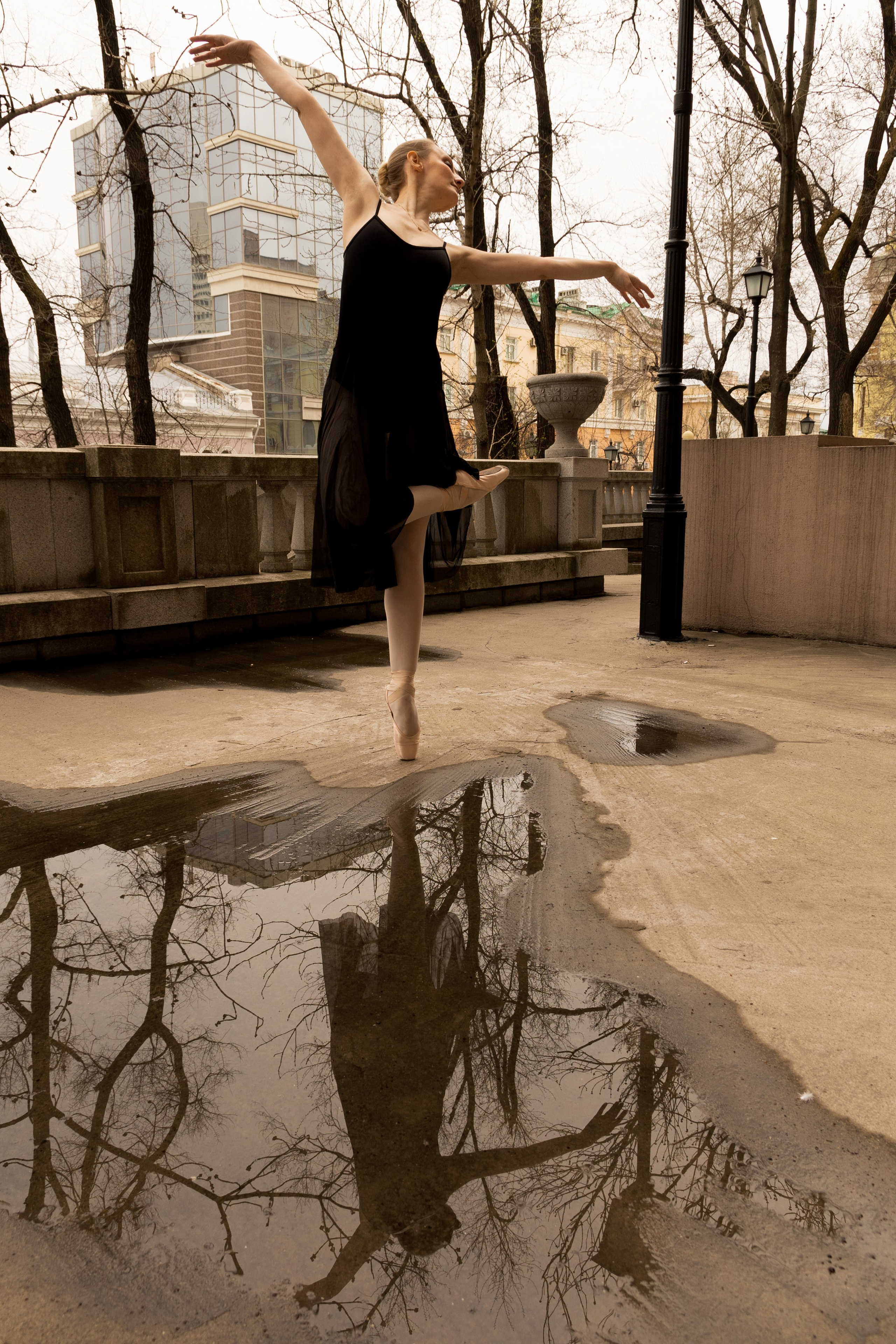 Балерина в городе. Фотограф Владивосток