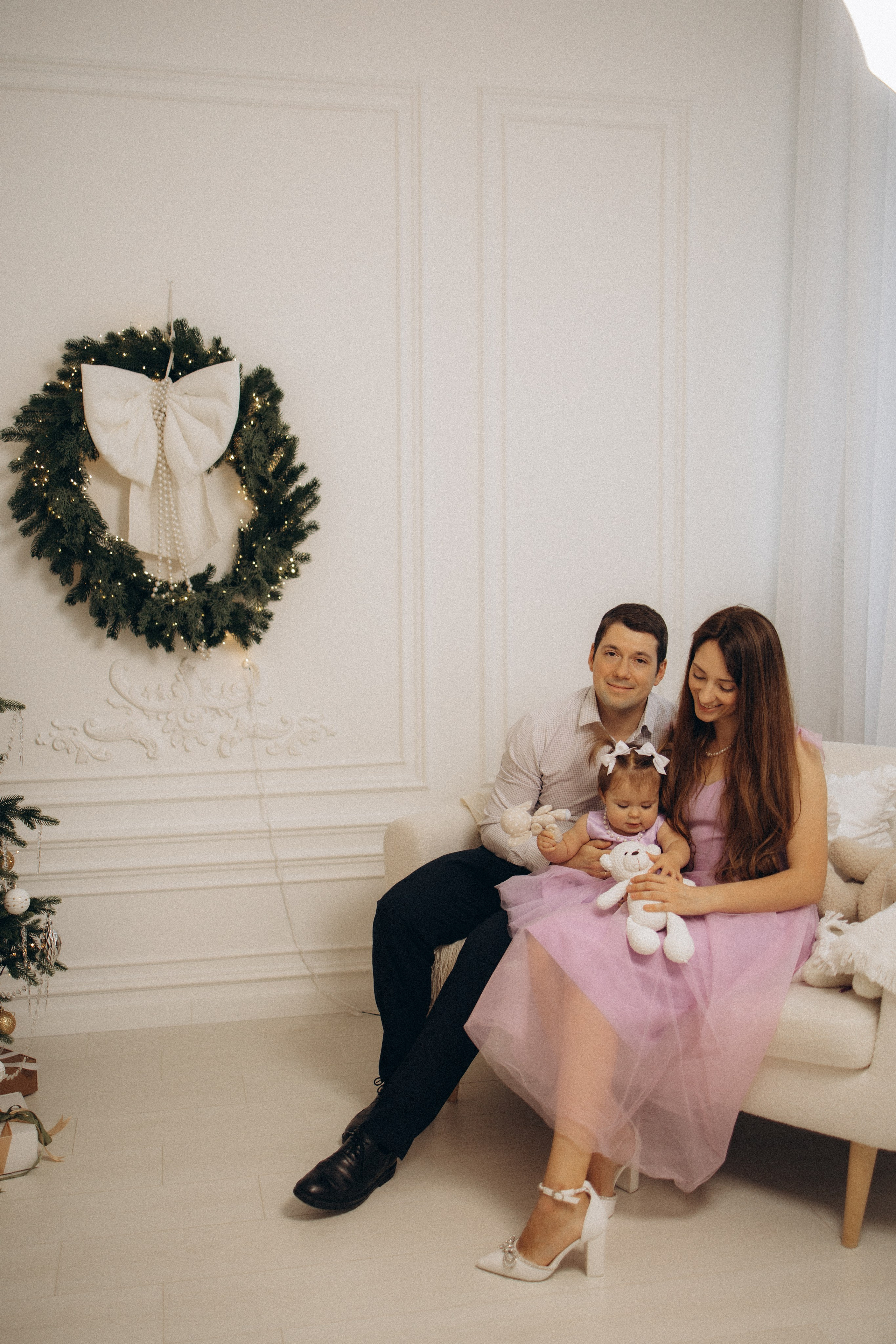 Новый год маленькой Анечки. Семейный фотограф в Москве Анастасия Шалда