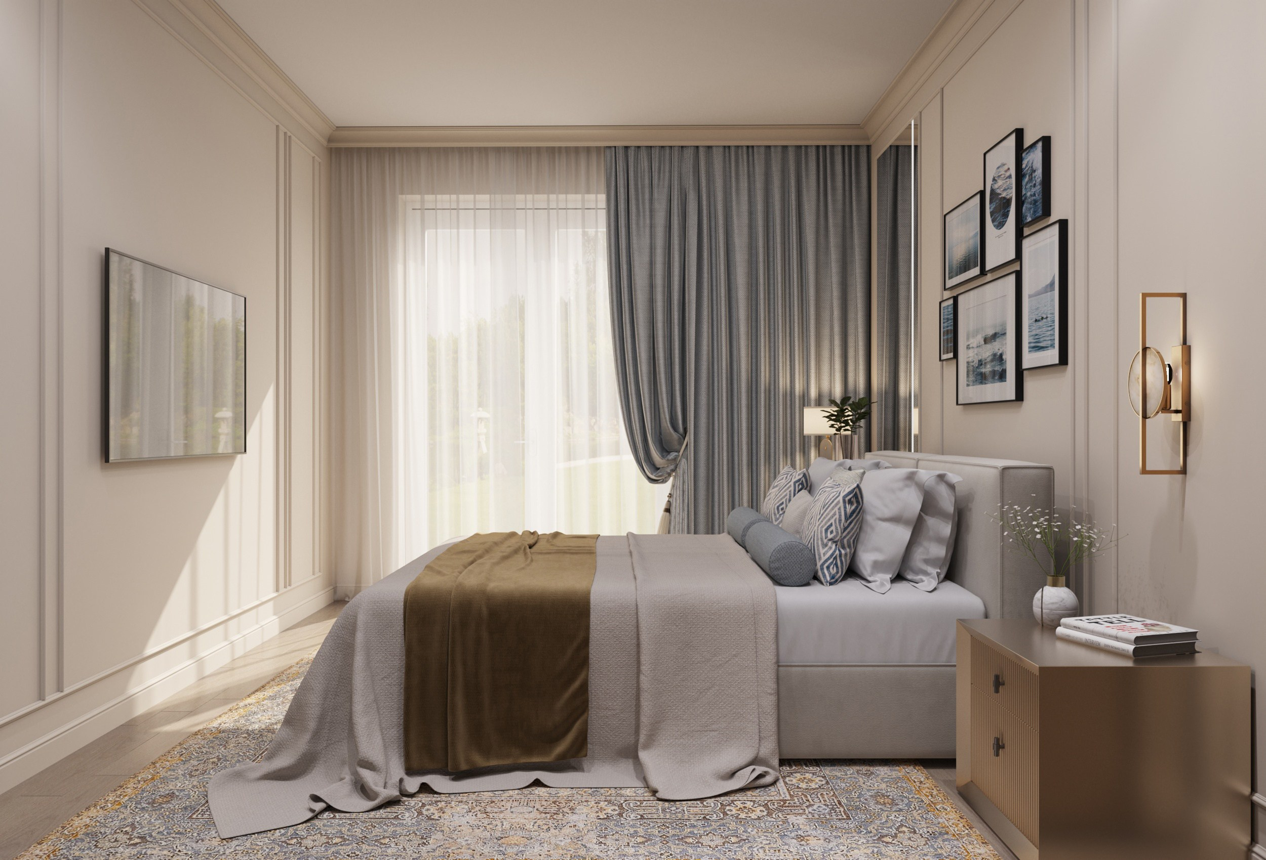 Квартира 72 кв. м. ЖК «Акватория» г. Геленджик. Цель: постоянное проживание. Дизайн интерьеров, строительство, ремонт домов и квартир в Геленджике