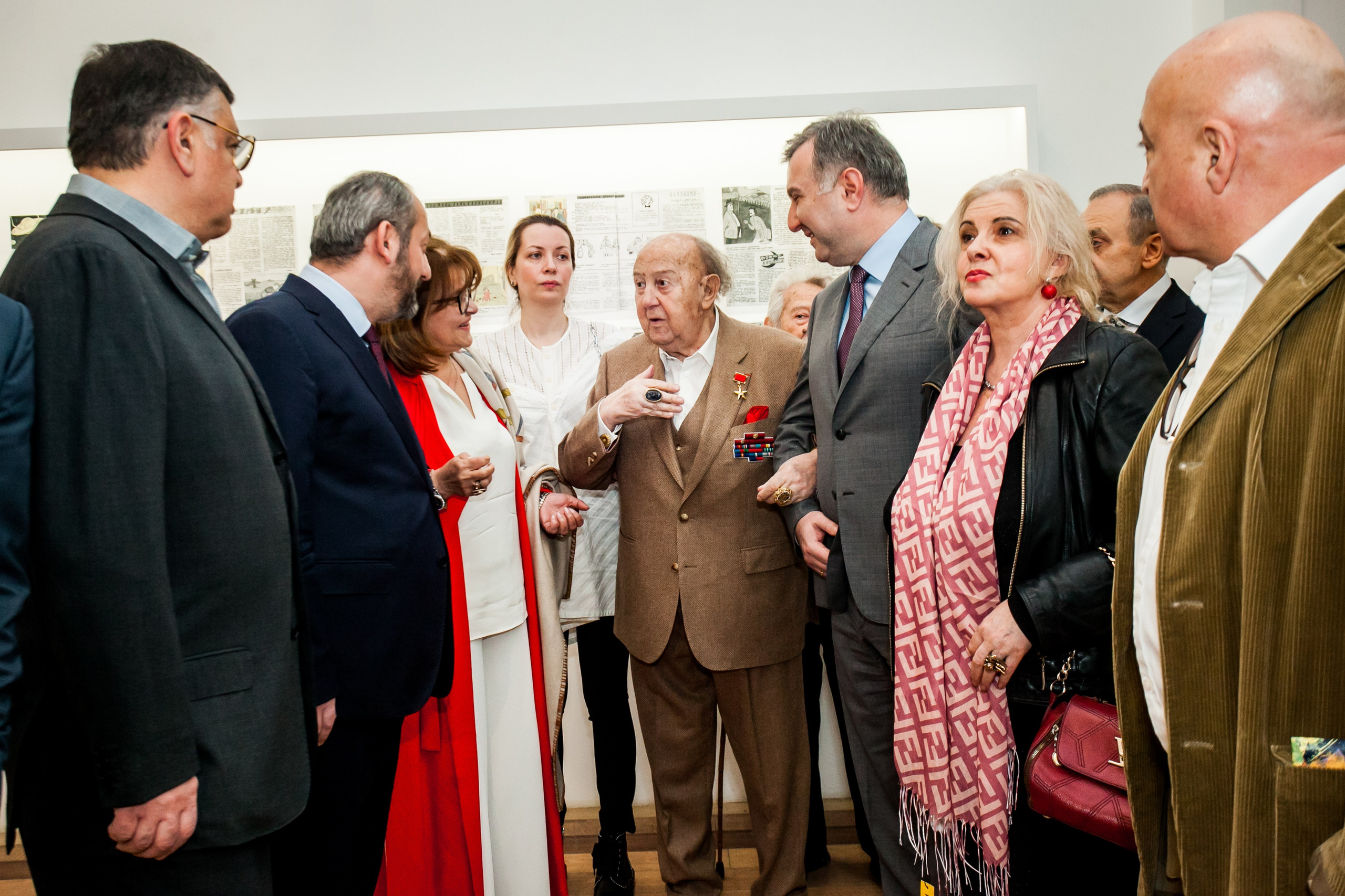 Открытие выставки Зураба Церетели. Art photographer Nino