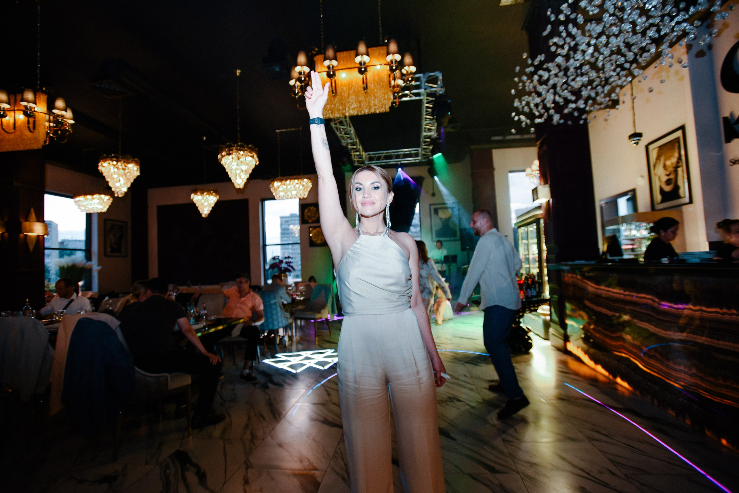 Виктор и Ангелина Банкет на 100 гостей Ресторан Segreto. Фотограф Лола Волна, город Москва