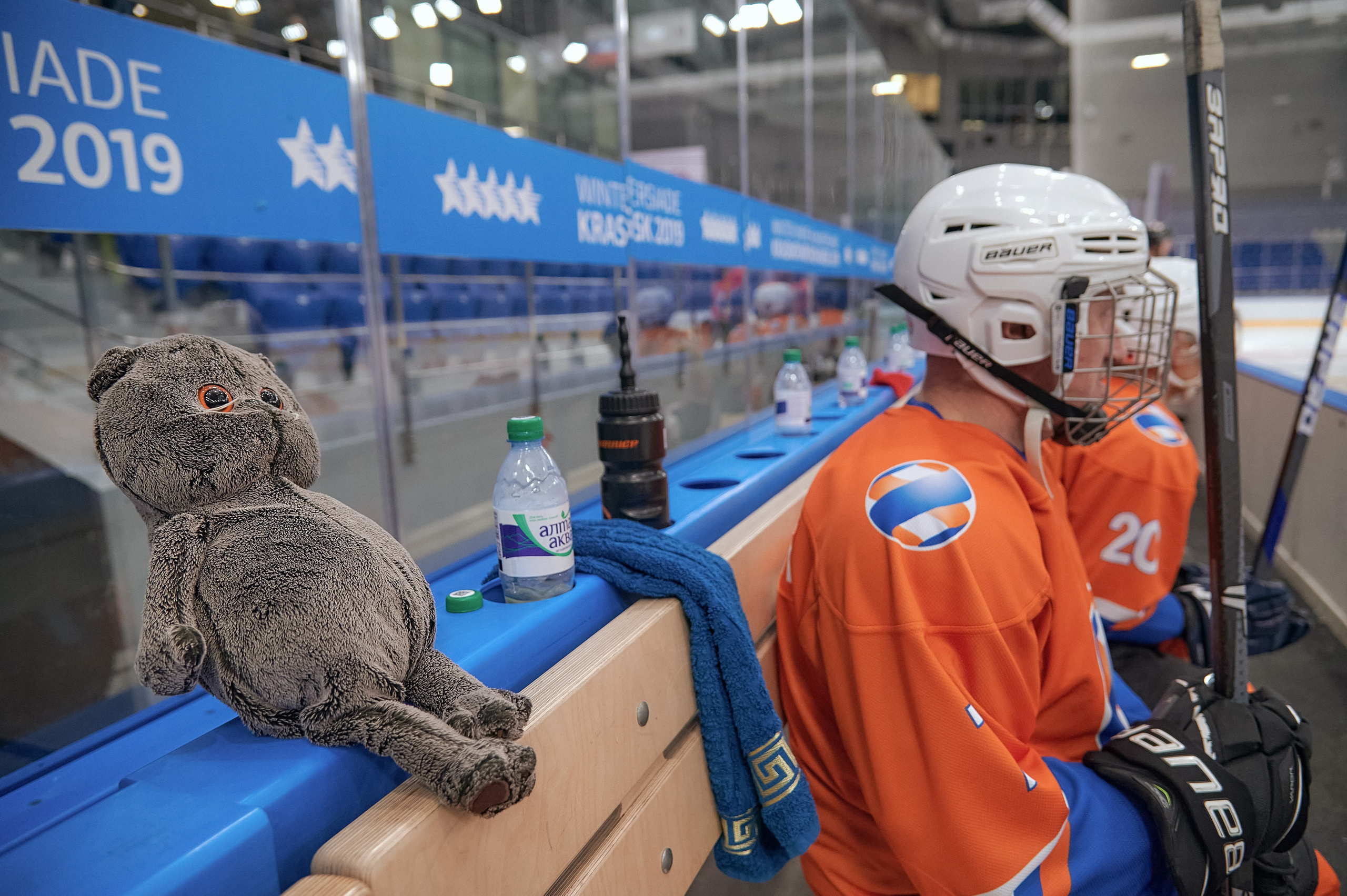 Портфолио репортажной фотосъёмки: Кристалл арена — Хоккей — РусГидро. Фотограф Яковлев Роман — Красноярск
