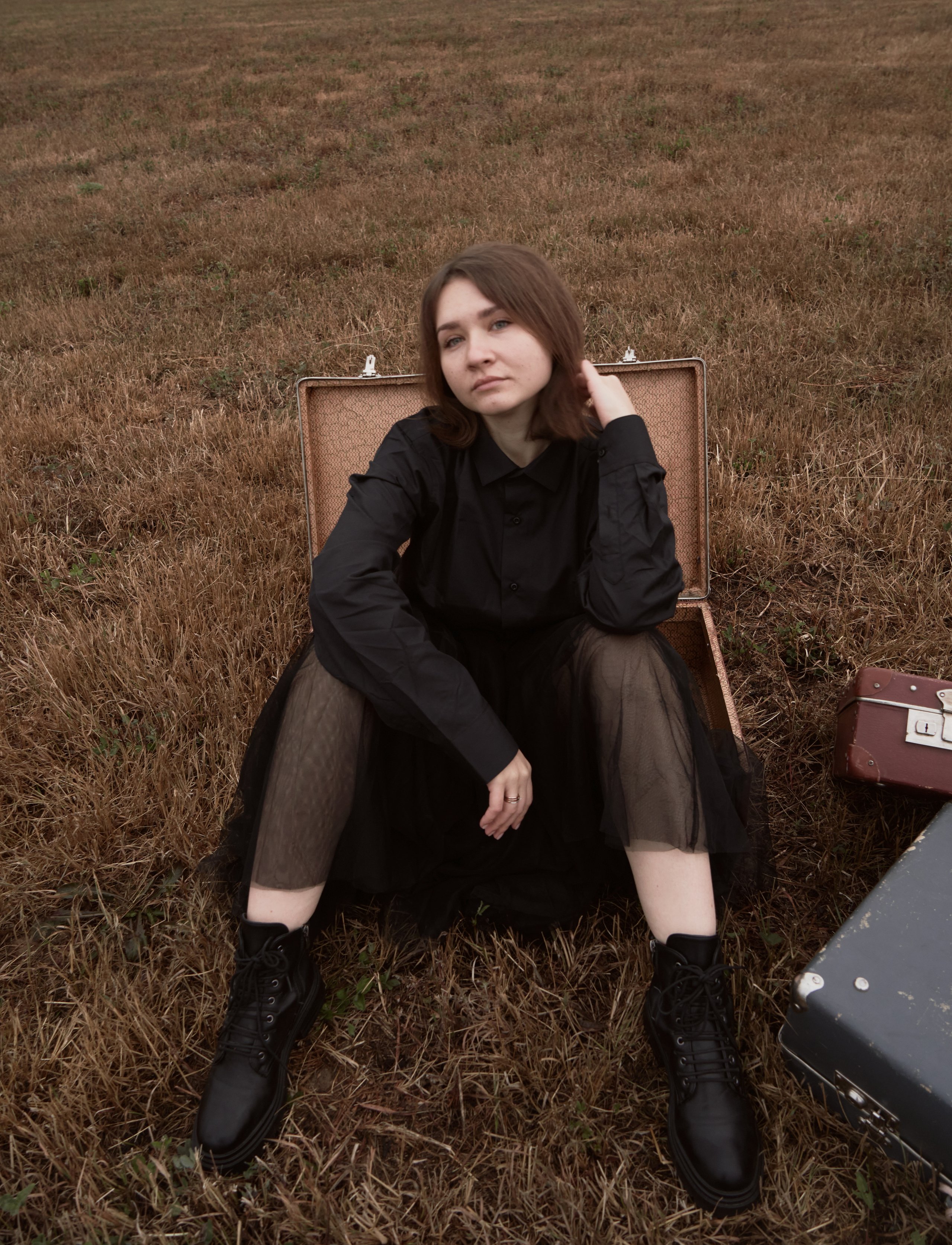 В чемодане. Фотосессии коммерческие и творческие в Москве. Вика Эдельман