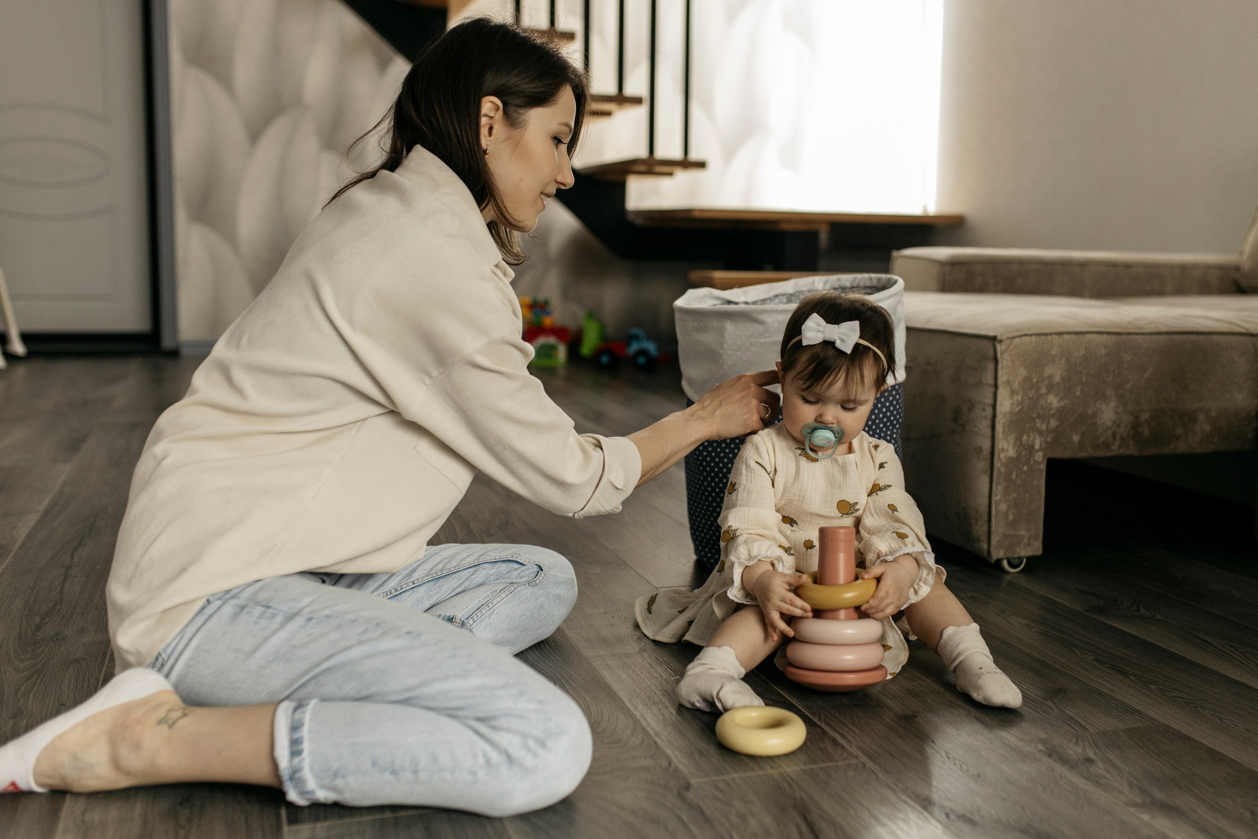 Домашняя семейная фотосессия. Семейный и детский фотограф в Рязани Васюгова Мария