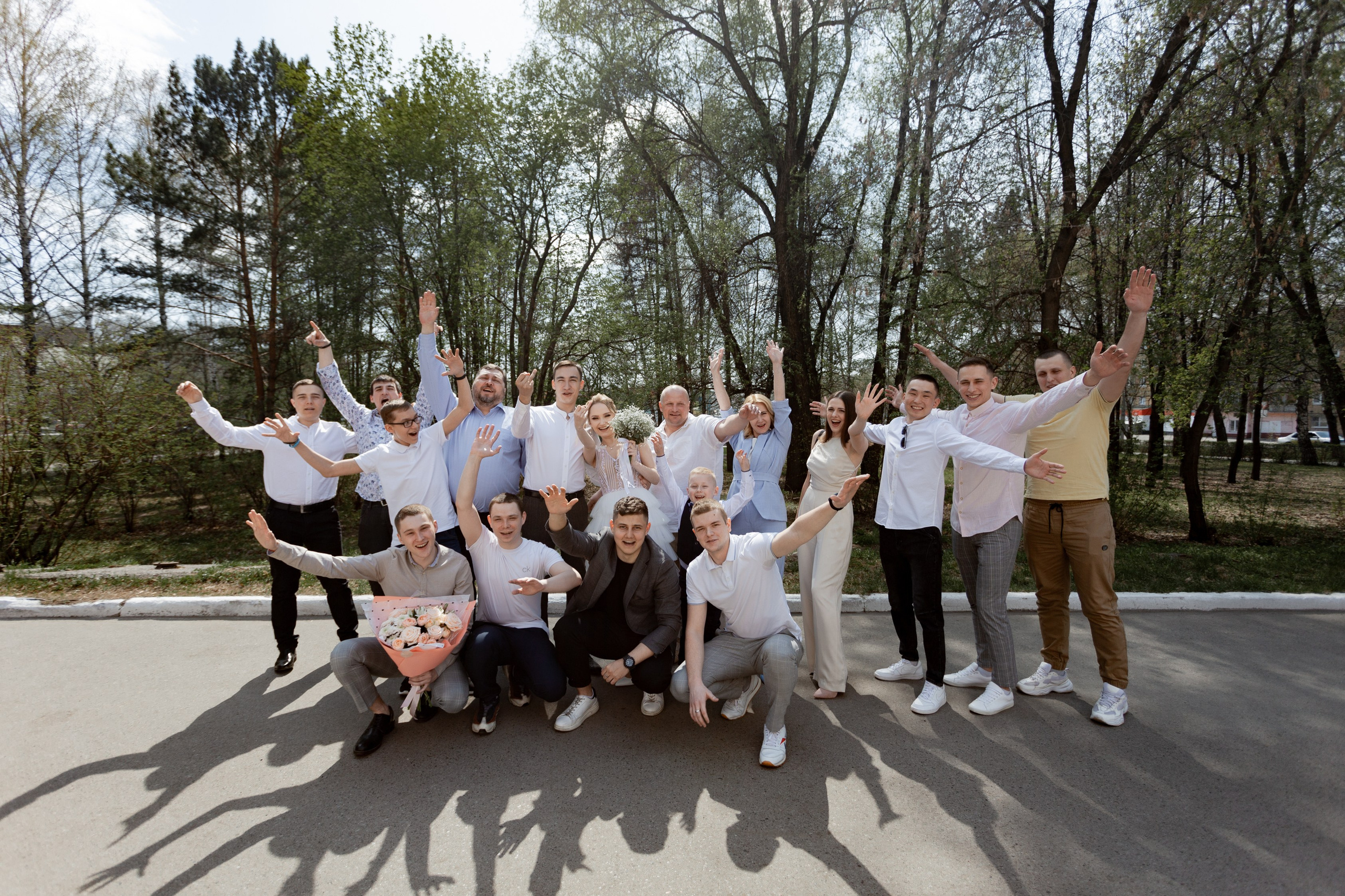 Веселая съемка в солнечный день. Свадебный и семейный фотограф в Новокузнецке Светлана Числова