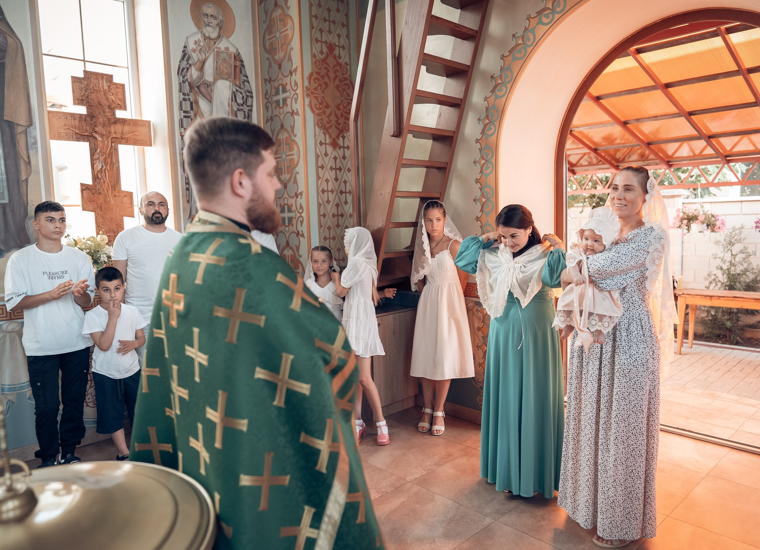 Крещение в храме ап.Андрея Первозванного г. Севастополь. Церковный фотограф Севастополь