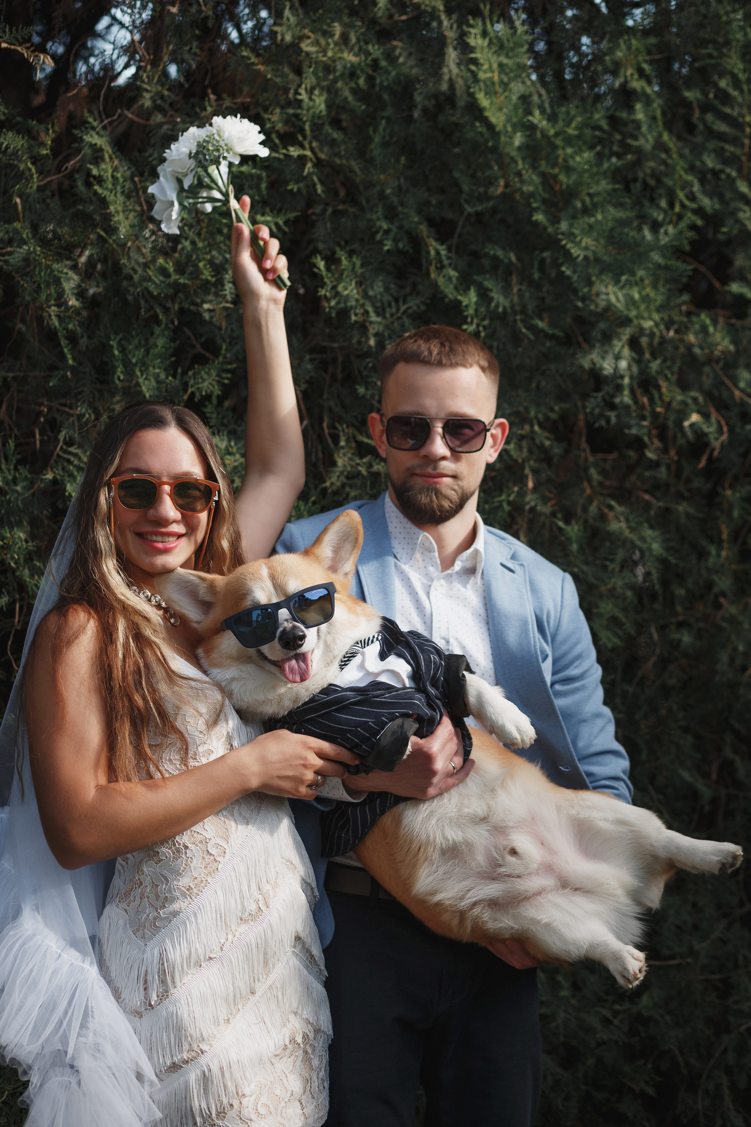 Фотосессия в Таганроге: Денис и Маша с их очаровательной собакой. Свадебный и семейный фотограф в Таганроге Бакарюк Антон