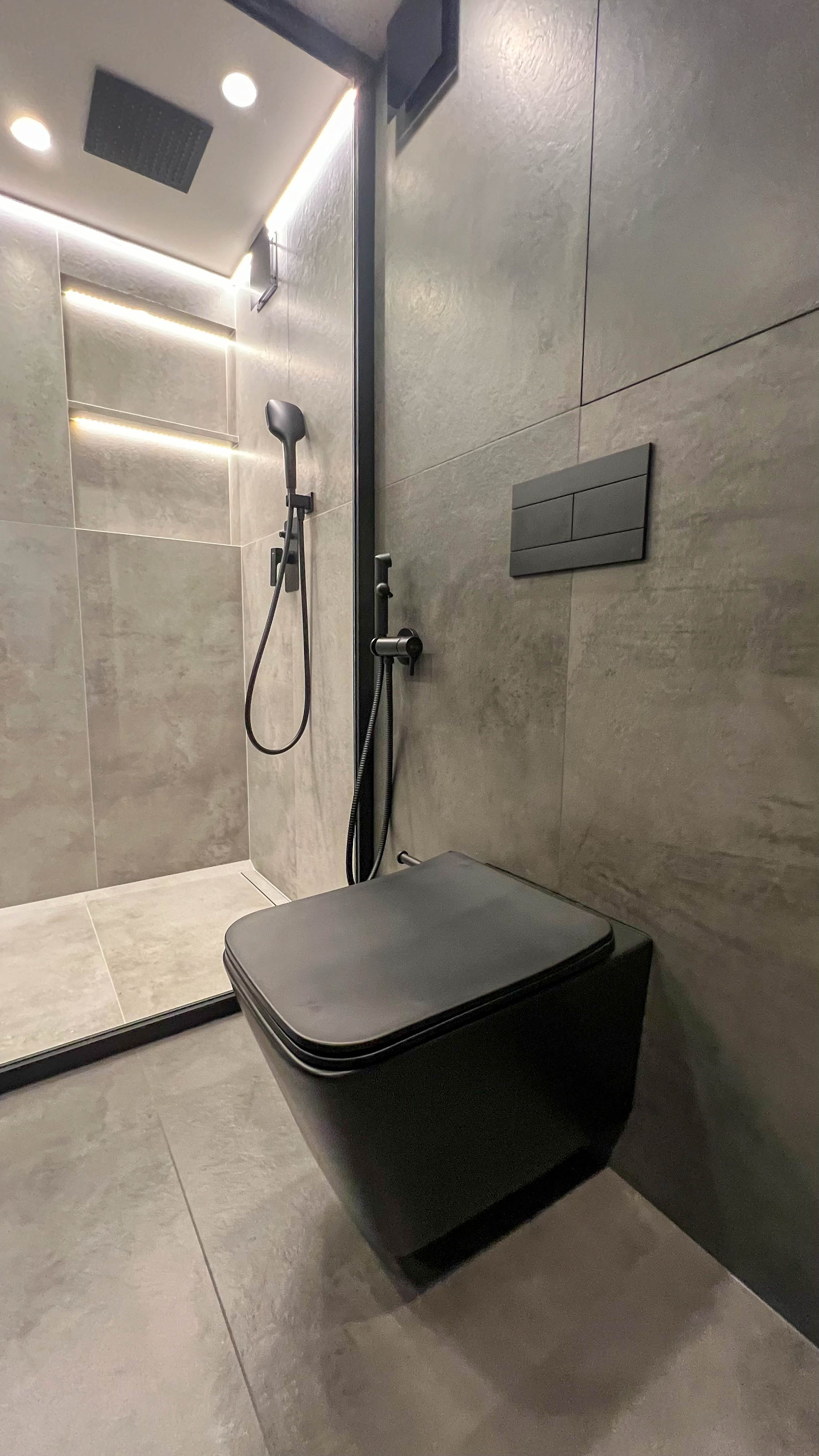 The apartment is on two levels. Fotograf Dmitrii Donets