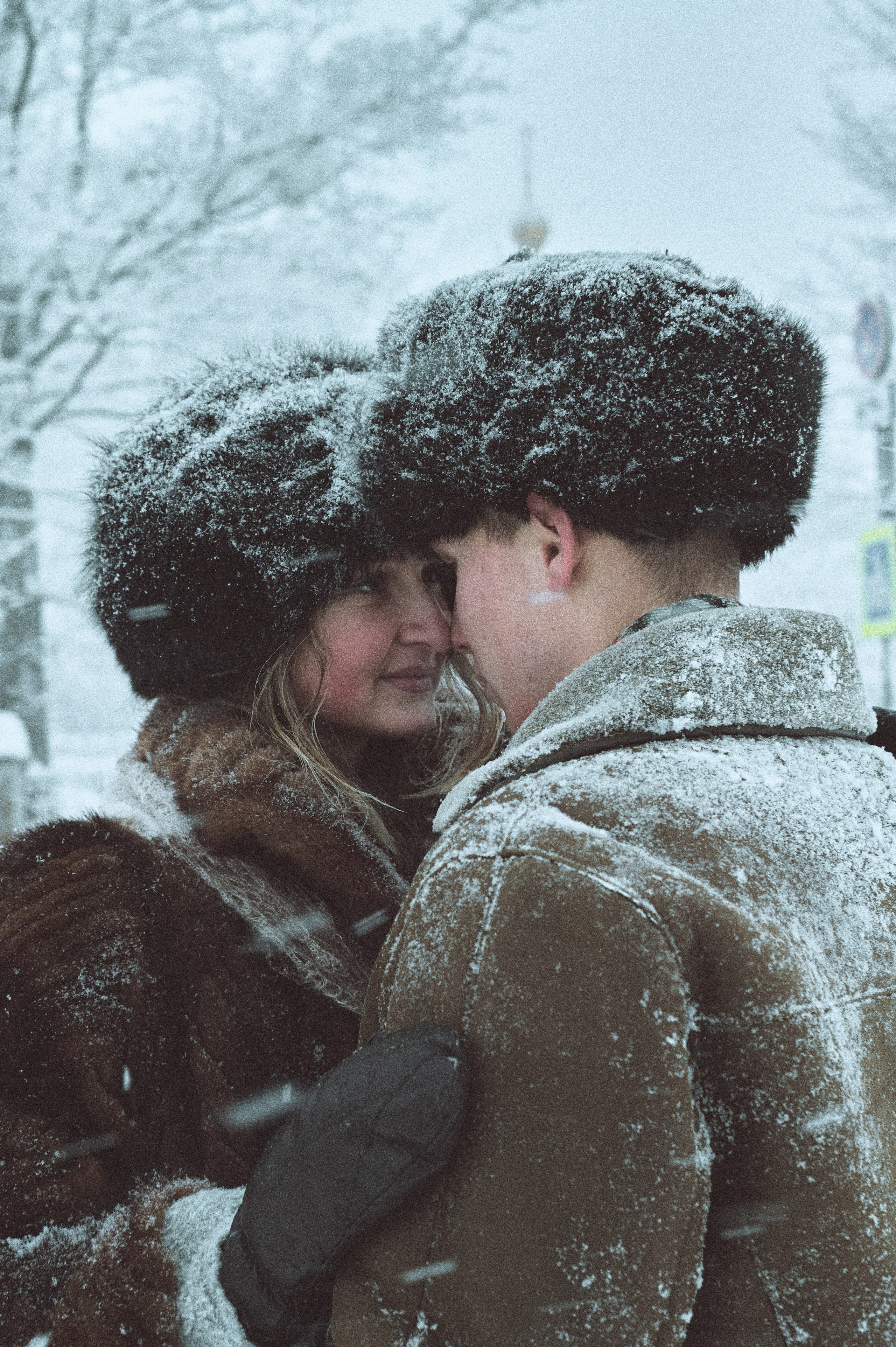 Арина и Кирилл. Вьюга. Женский фотограф в Череповце Даша Акулич