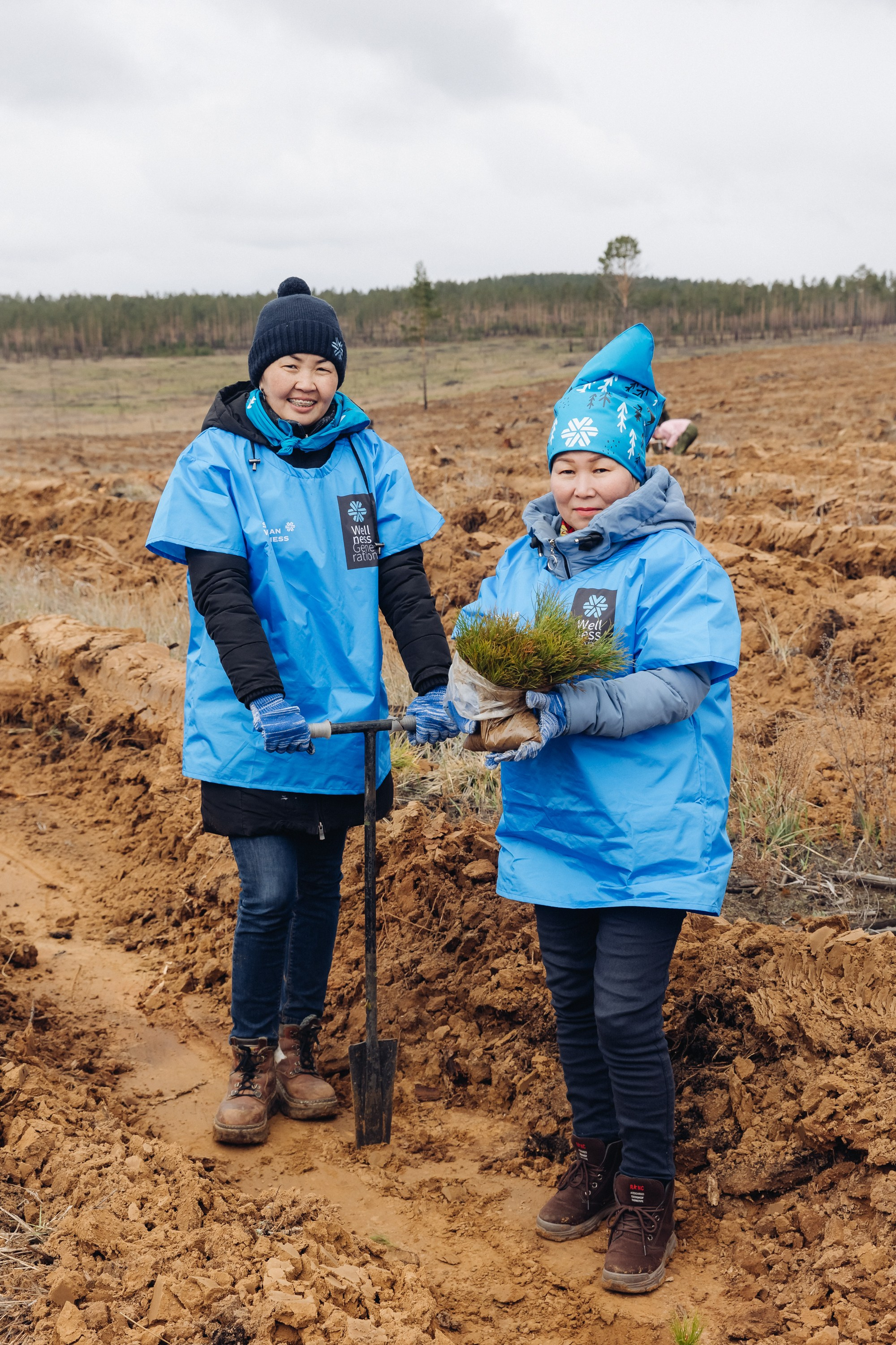 Siberian wellness. Ежегодная акция по посадке деревьев. Свадебный и семейный фотограф в Улан-Удэ