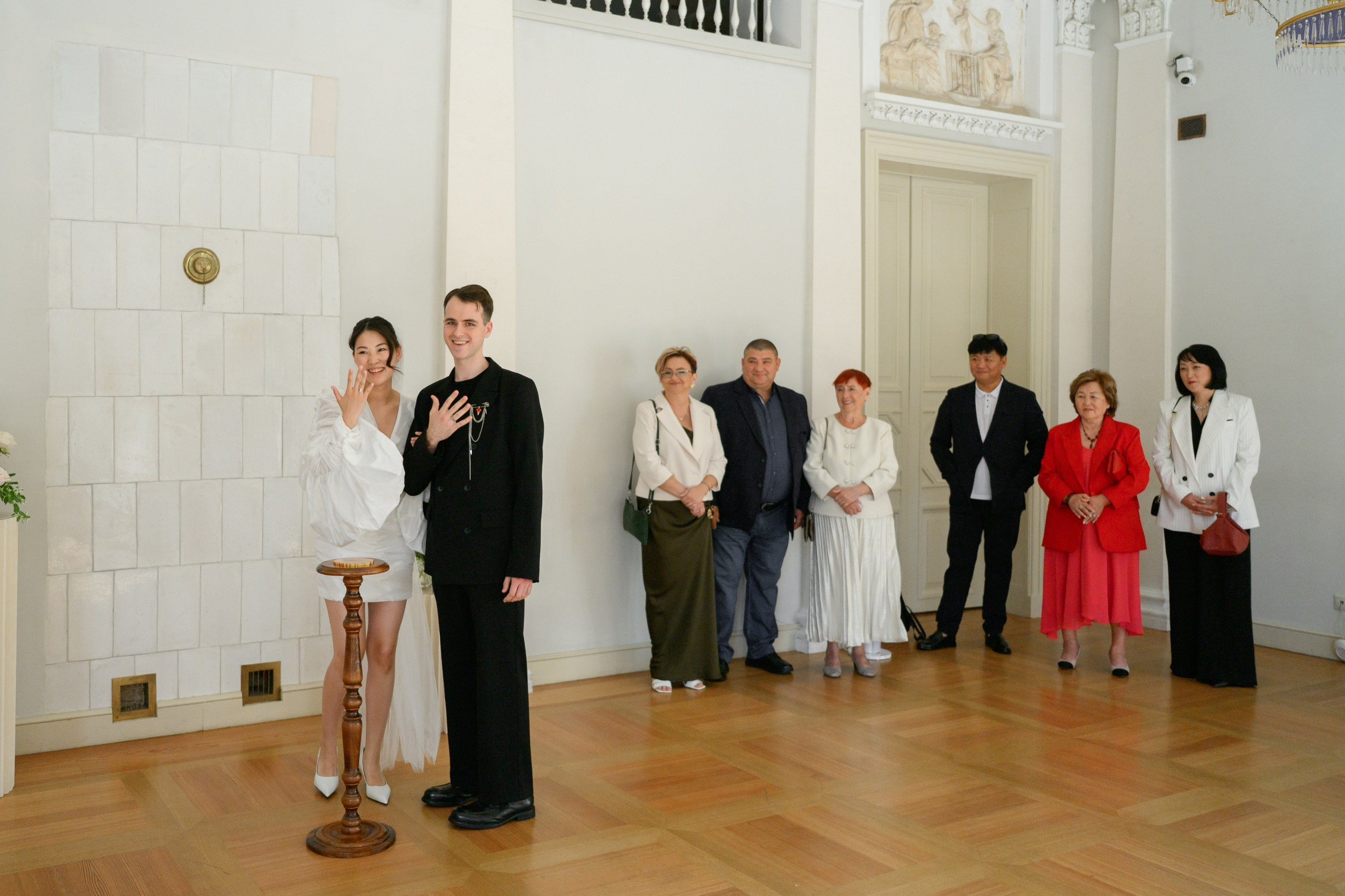 Свадьба Кати и Димы с регистрацией брака в Усадьбе Муравьевых-Апостолов, утро в отеле Twelve reasons Москва. Semerlina.ru