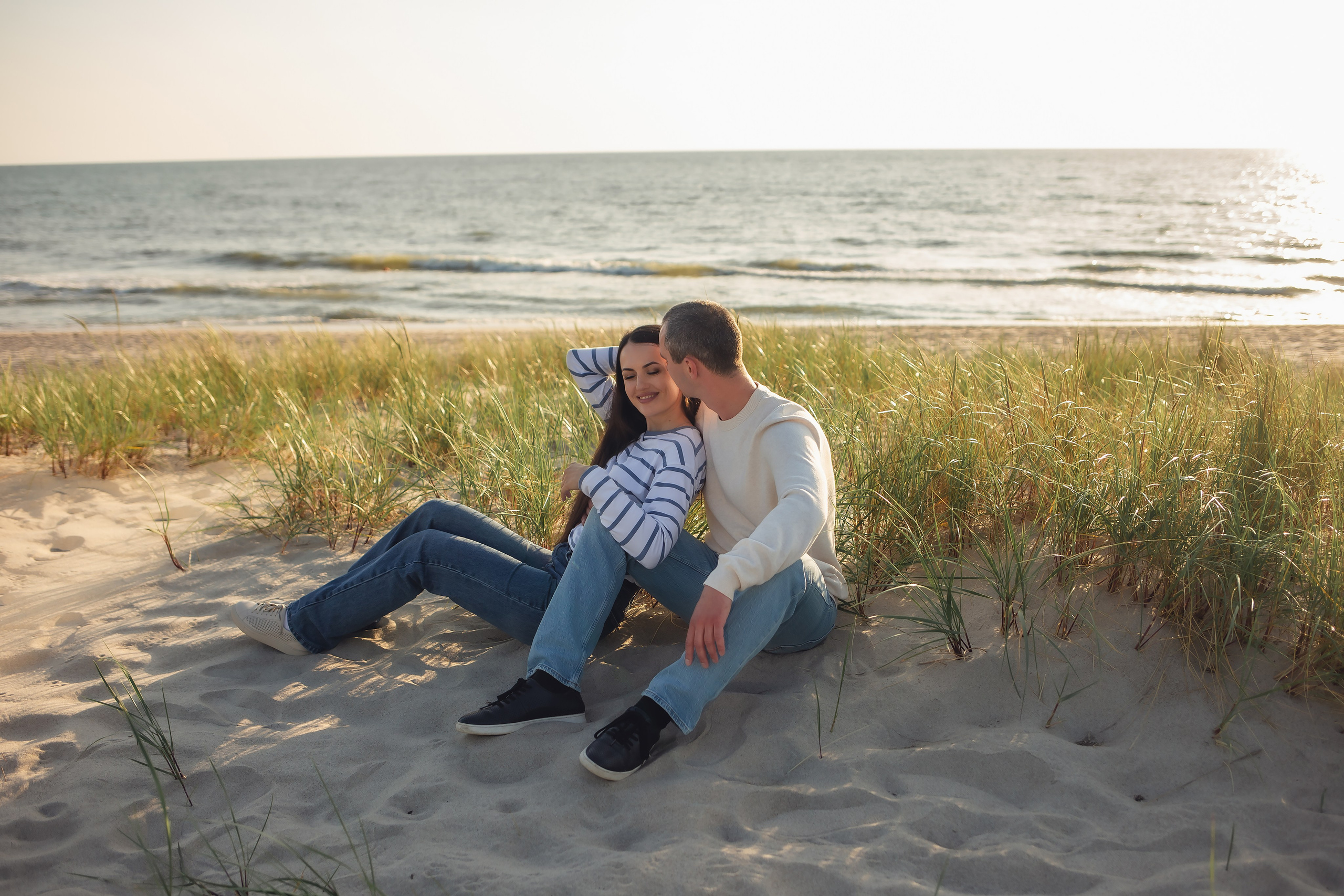 Павел и Татьяна. Закат в Янтарном. Фотограф в Калининграде Решетникова Алина