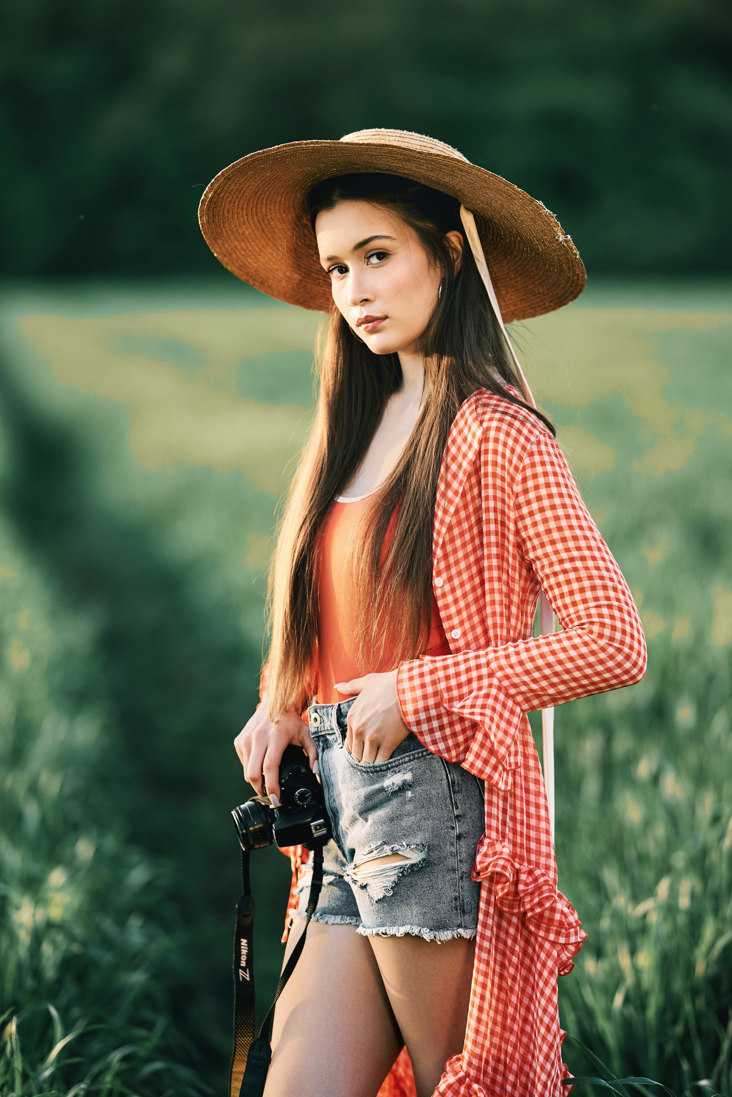 Анна и закат. Фотограф Денис Кривопусков