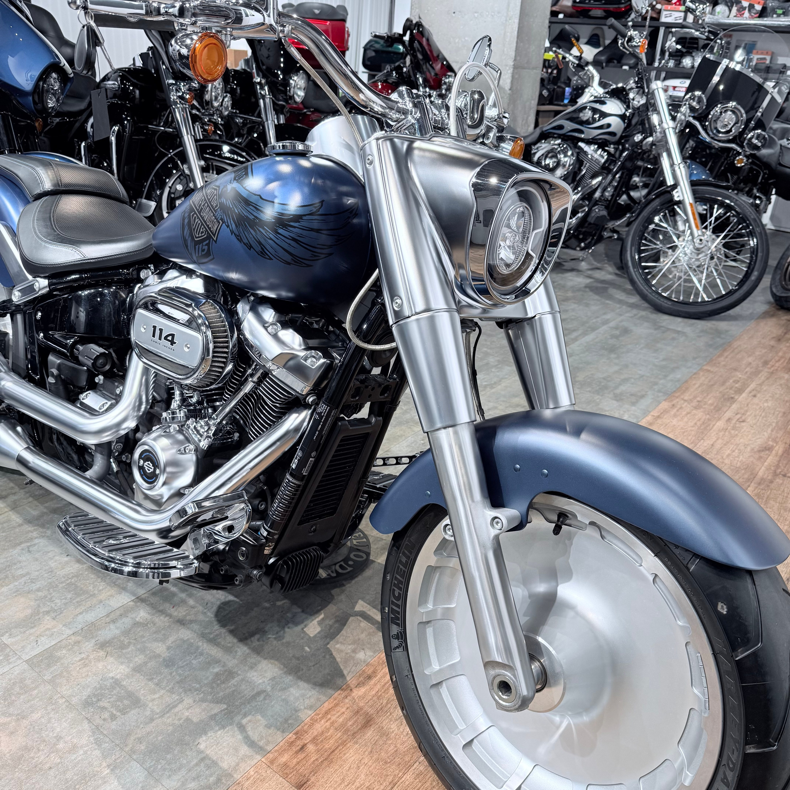 2018 Fat Boy 114 Bluе Dеnim 115 Yеars. Hello Davidson, Москва. Только хорошие мотоциклы…