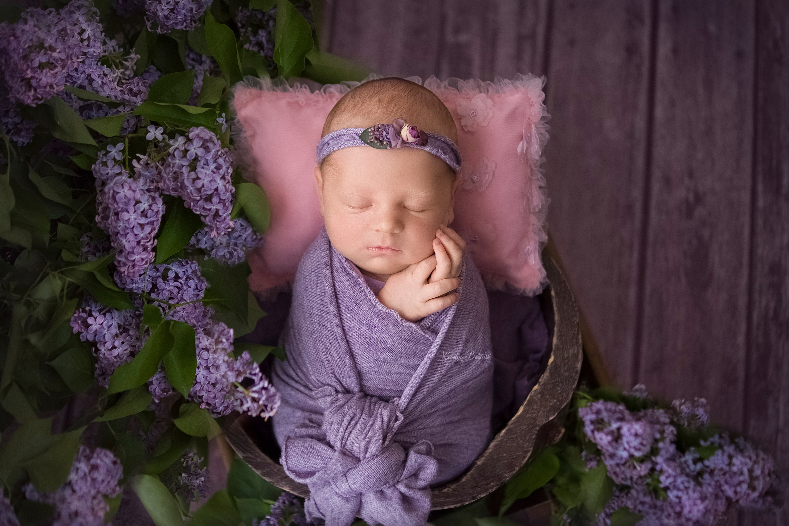 Съемка новорожденных. Профессиональный фотограф новорожденных Ксения Бортник