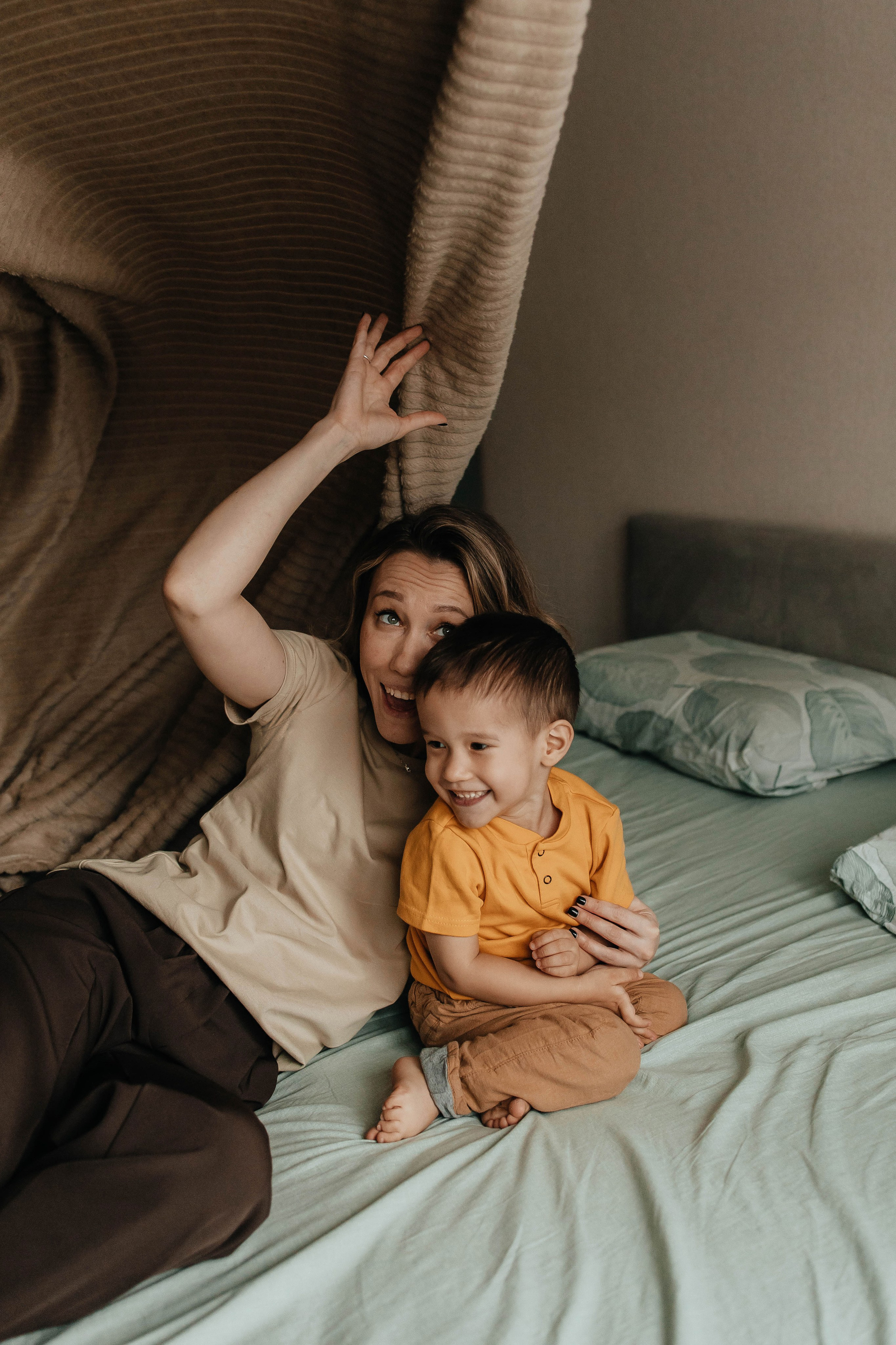 Домашняя фотосессия для Антона, Юлии и Тимура. Семейный фотограф в Москве, Щелково, Фрязино _ Виктория Степанова