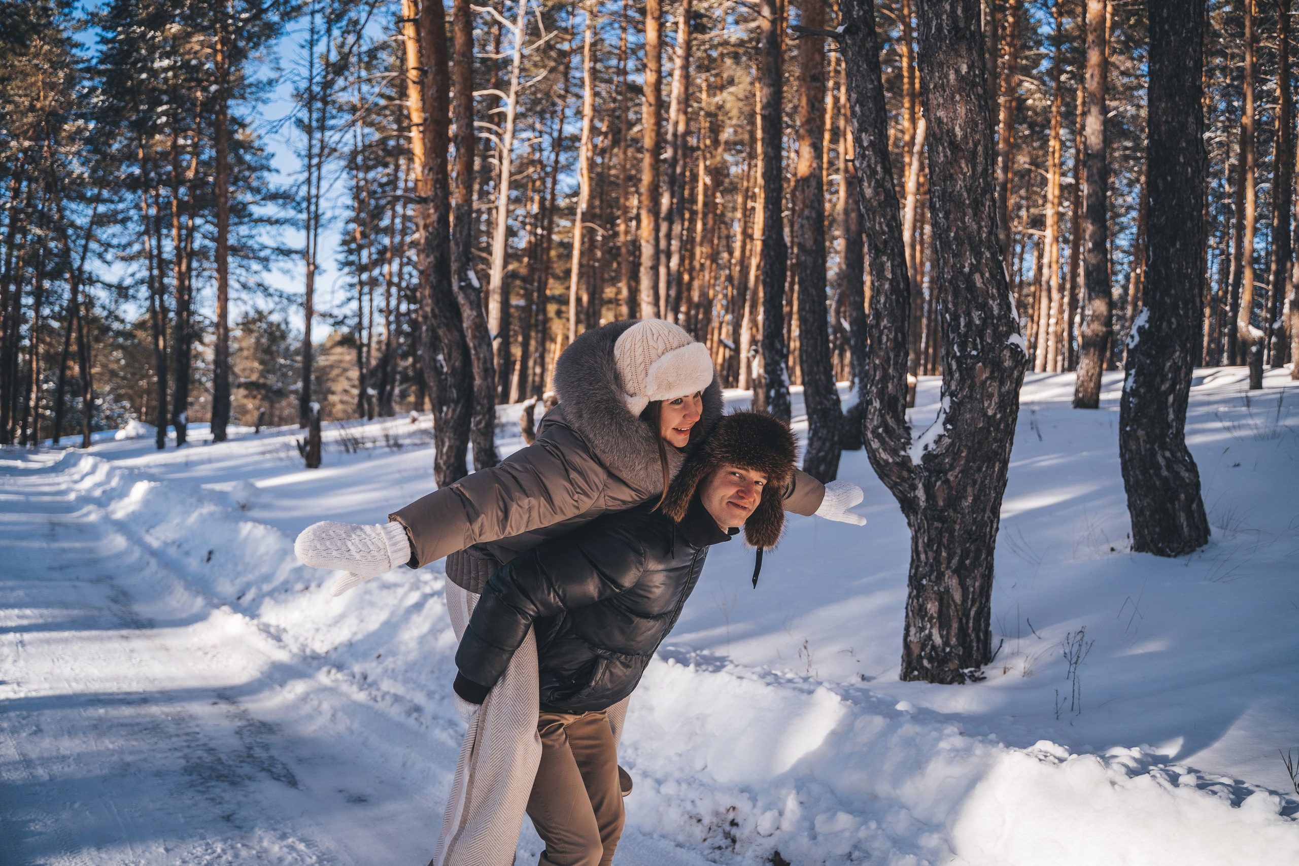 Зимняя lovestory для Витали и Оли. Фотограф в Самаре Екатерина Кроз